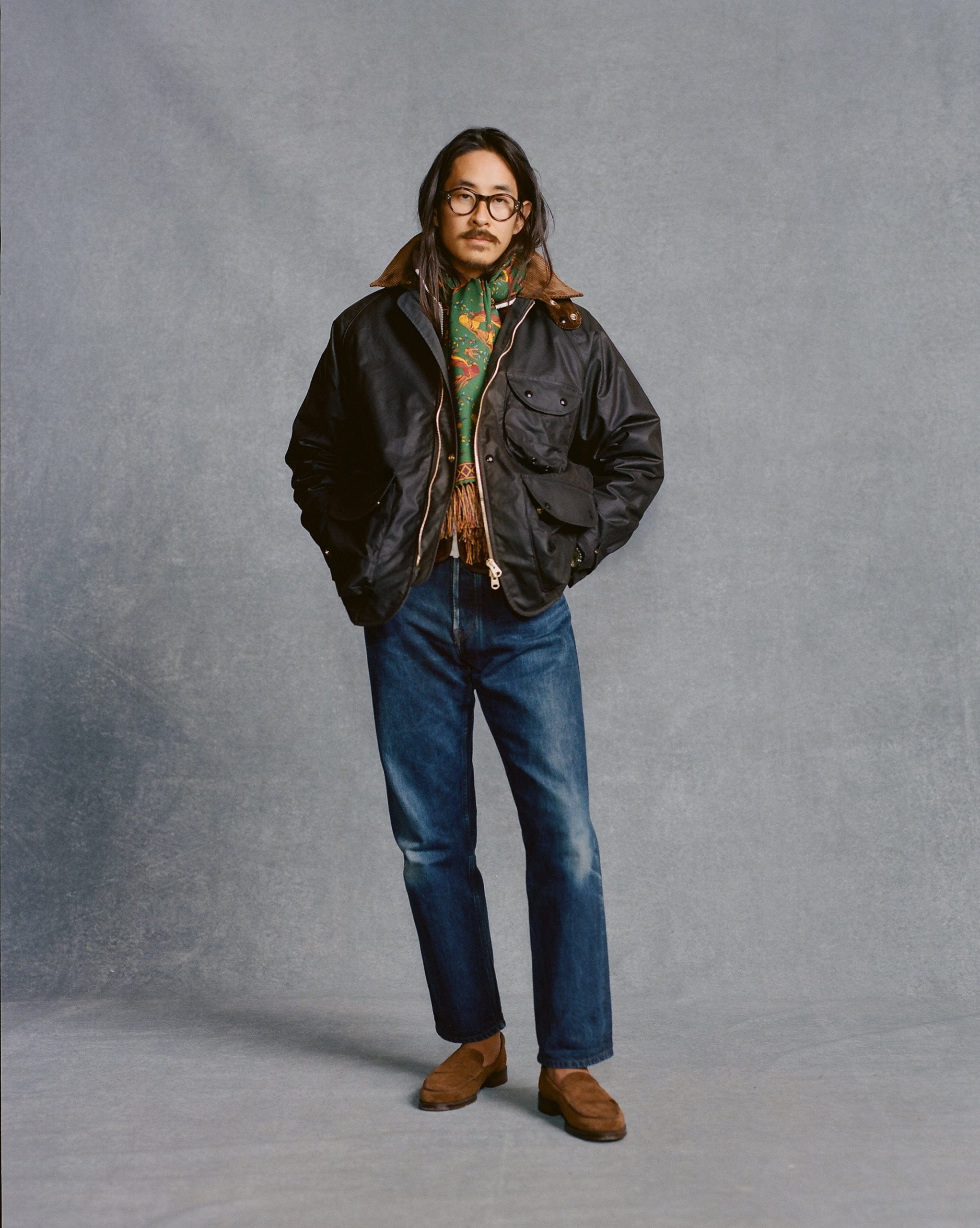 Stone Wash 14.2oz Japanese Selvedge Denim Five-Pocket Jeans - Image 8