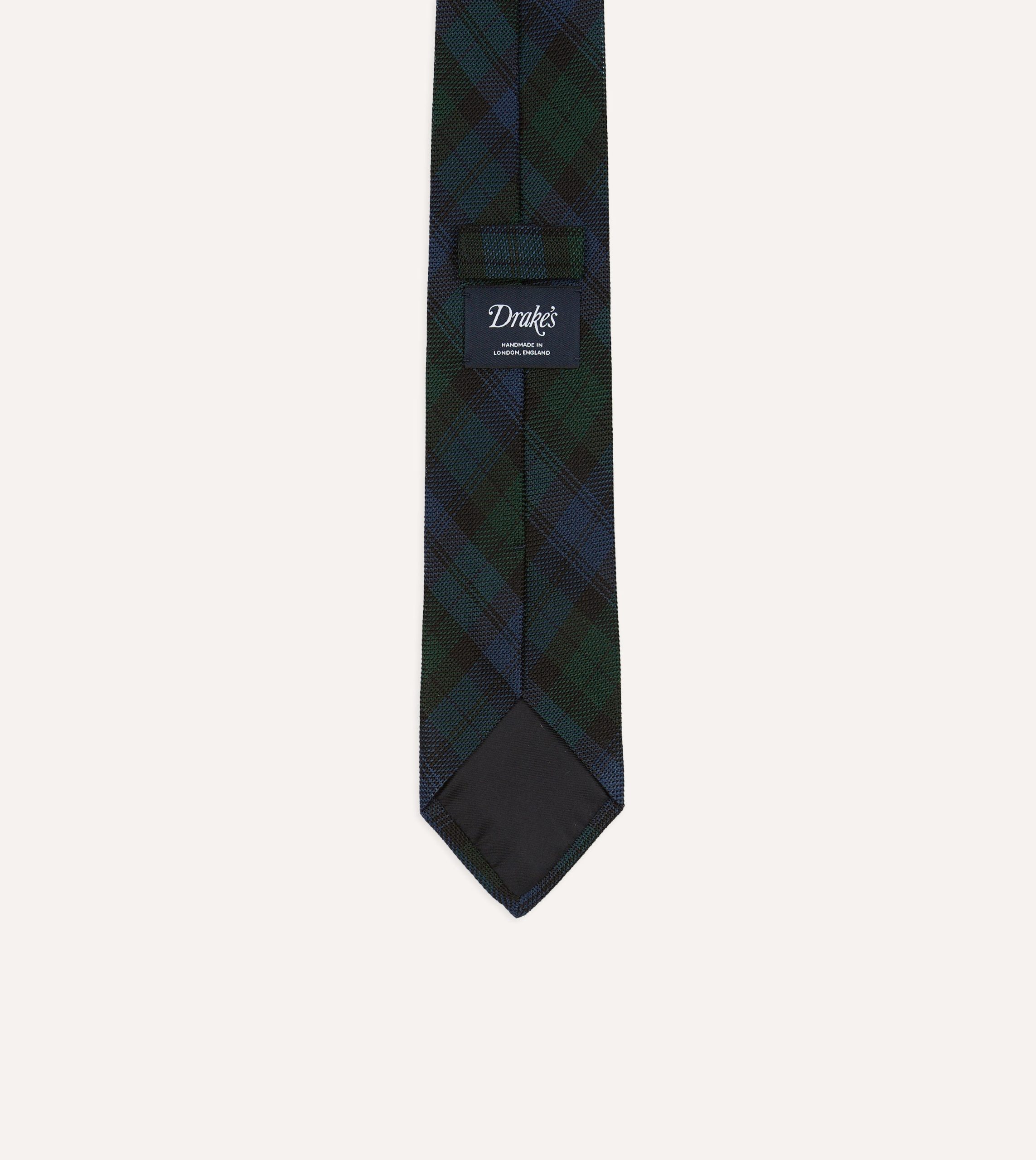 Blackwatch Fine Woven Grenadine Silk Tipped Tie - Image 3