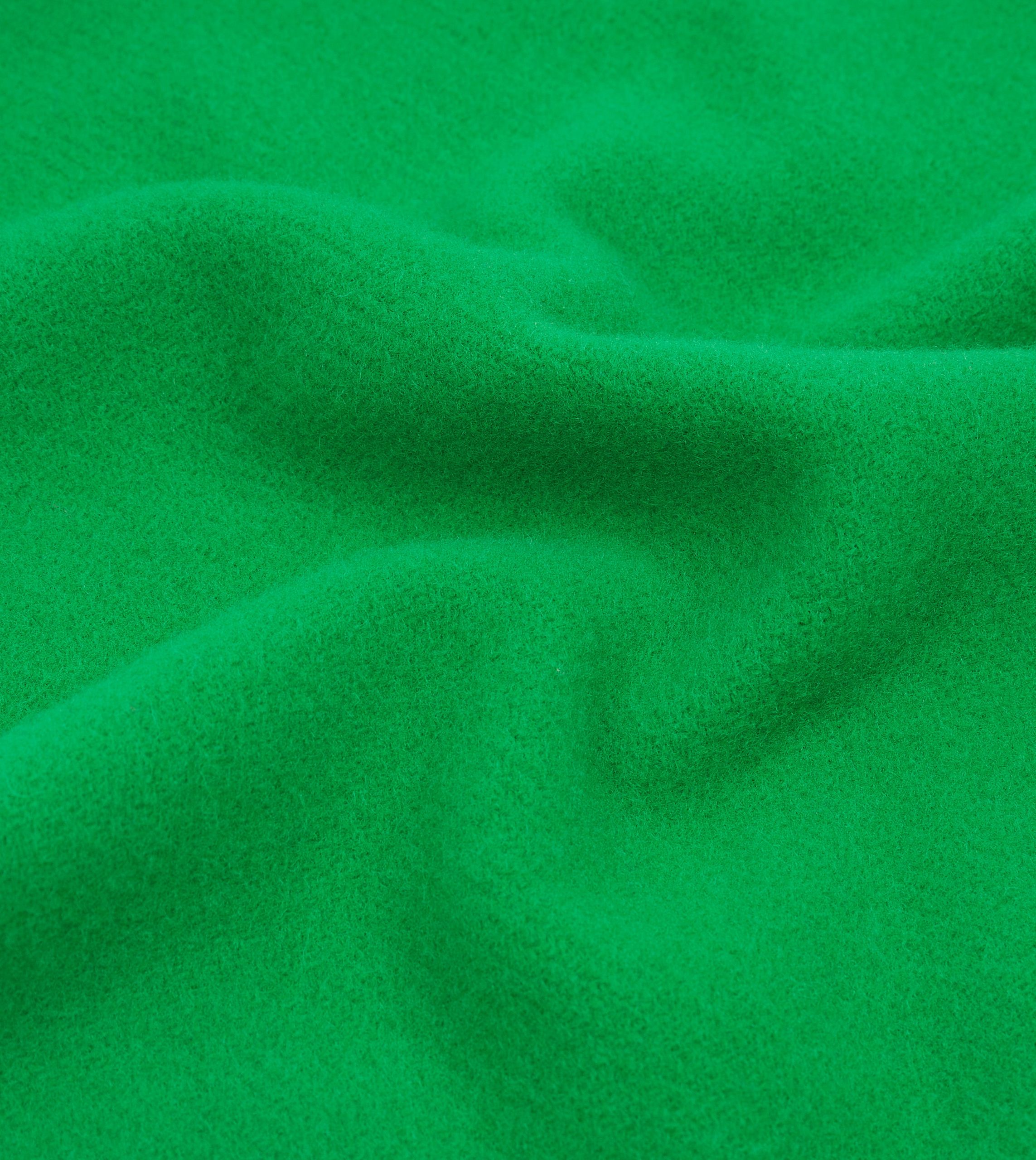 Green Solid Wool Scarf - Image 2
