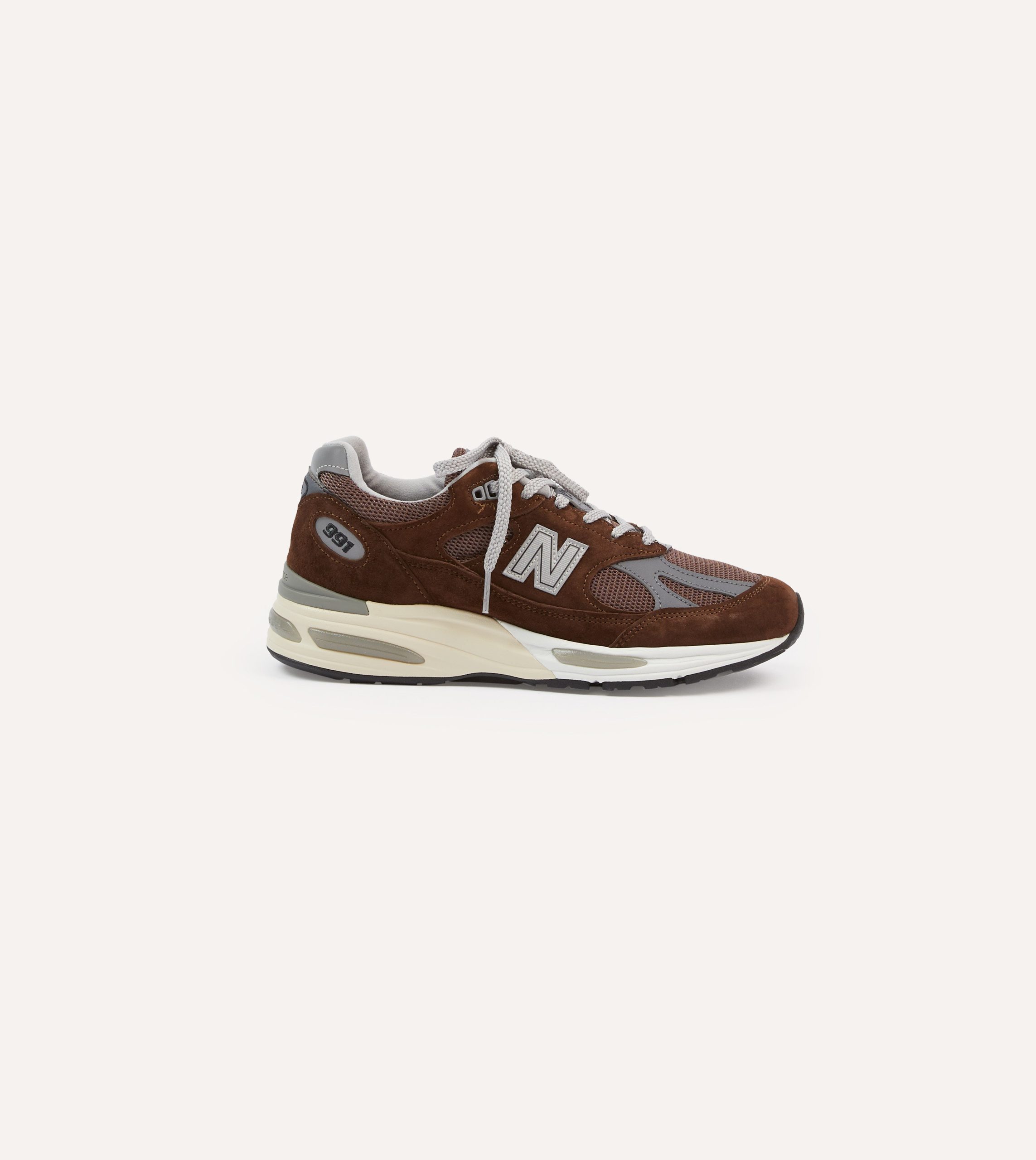 New Balance Pinecone Made in UK 991v2 Trainers - Image 6
