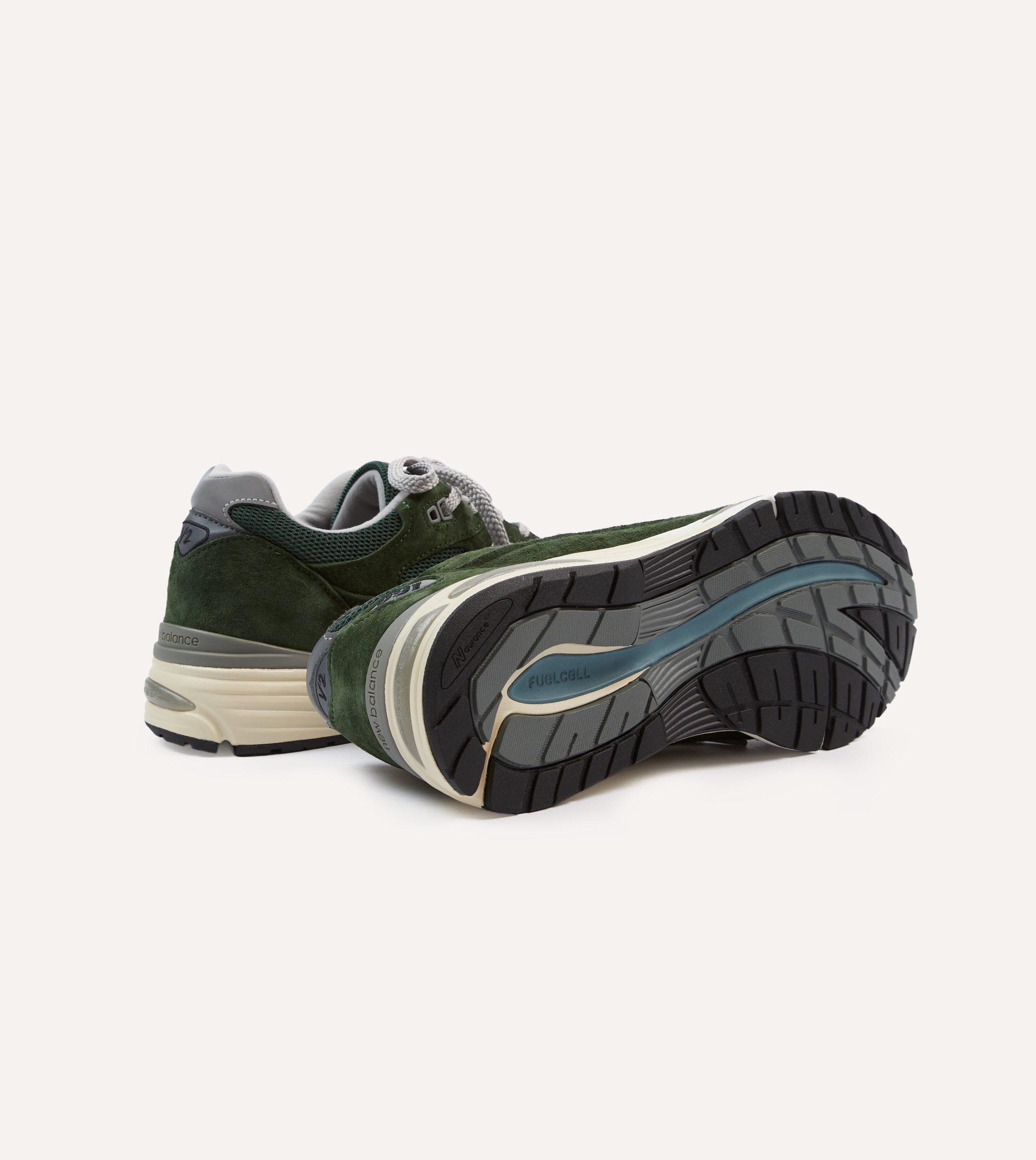 New Balance Kombu Green Made in UK 991v2 Trainers - Image 2