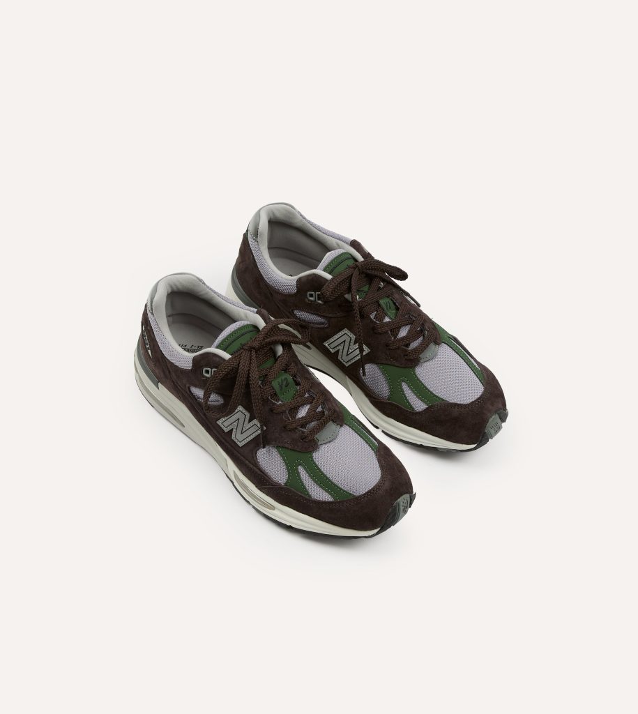 New Balance Brown 'Essentially Offbeat' Made in UK 991v2 Trainers