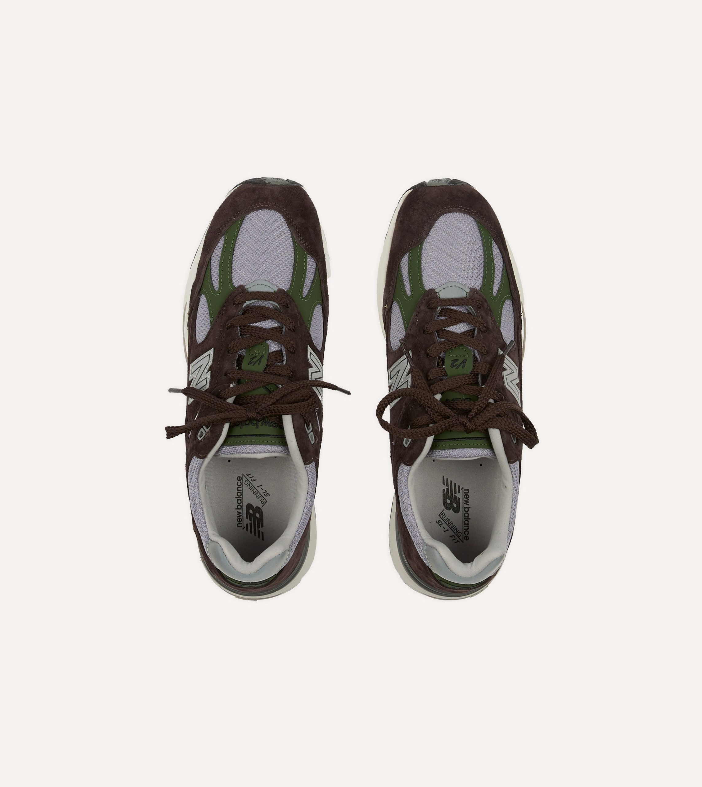 New Balance Brown 'Essentially Offbeat' Made in UK 991v2 Trainers - Image 4