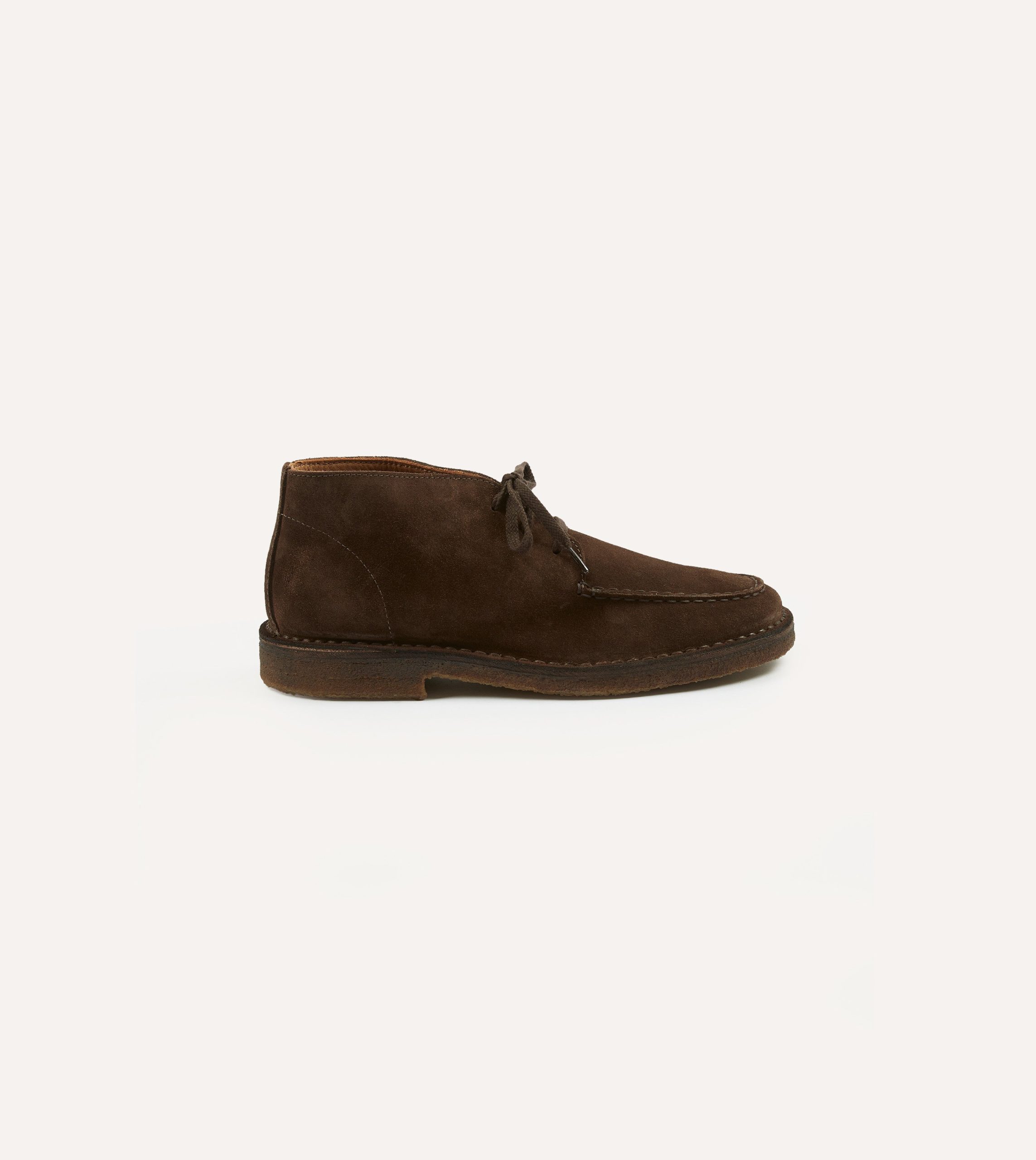 Crosby Moc-Toe Chukka Boot Brown Suede - Image 6