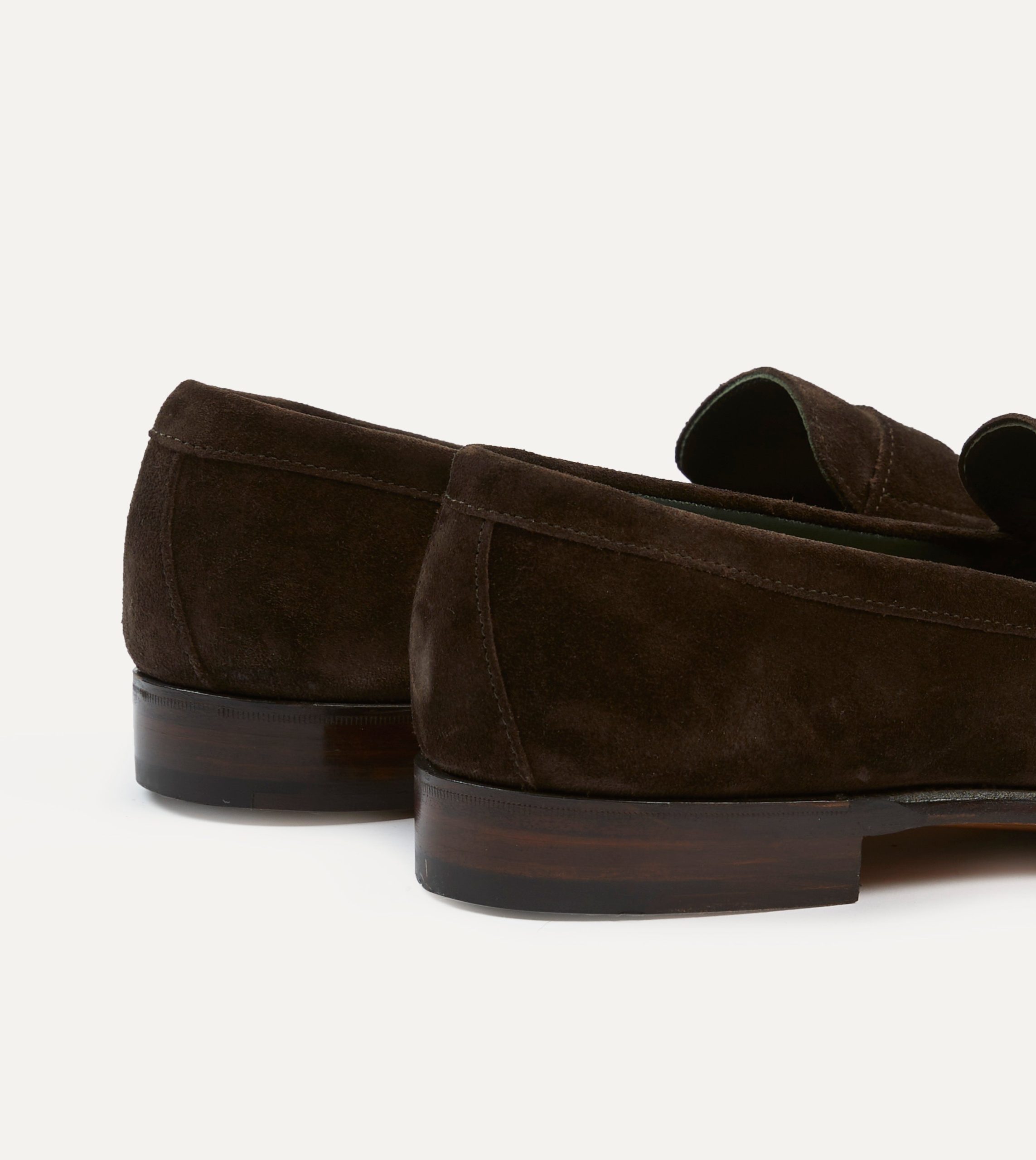 Brown Suede Charles Mk II Goodyear Welted Penny Loafer - Image 5