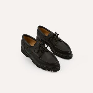 Paraboot Chimey Noir Calf Leather Derby Shoe