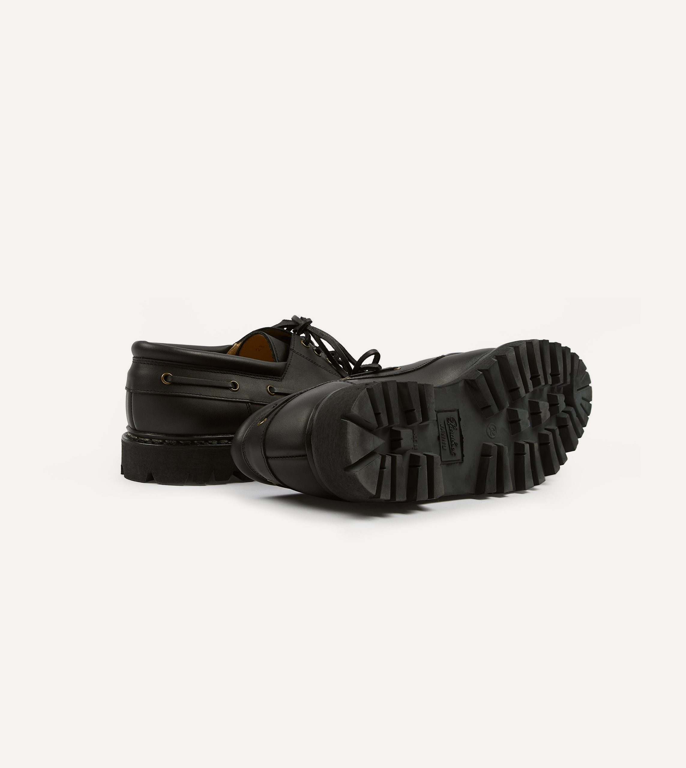 Paraboot Chimey Noir Calf Leather Derby Shoe - Image 2