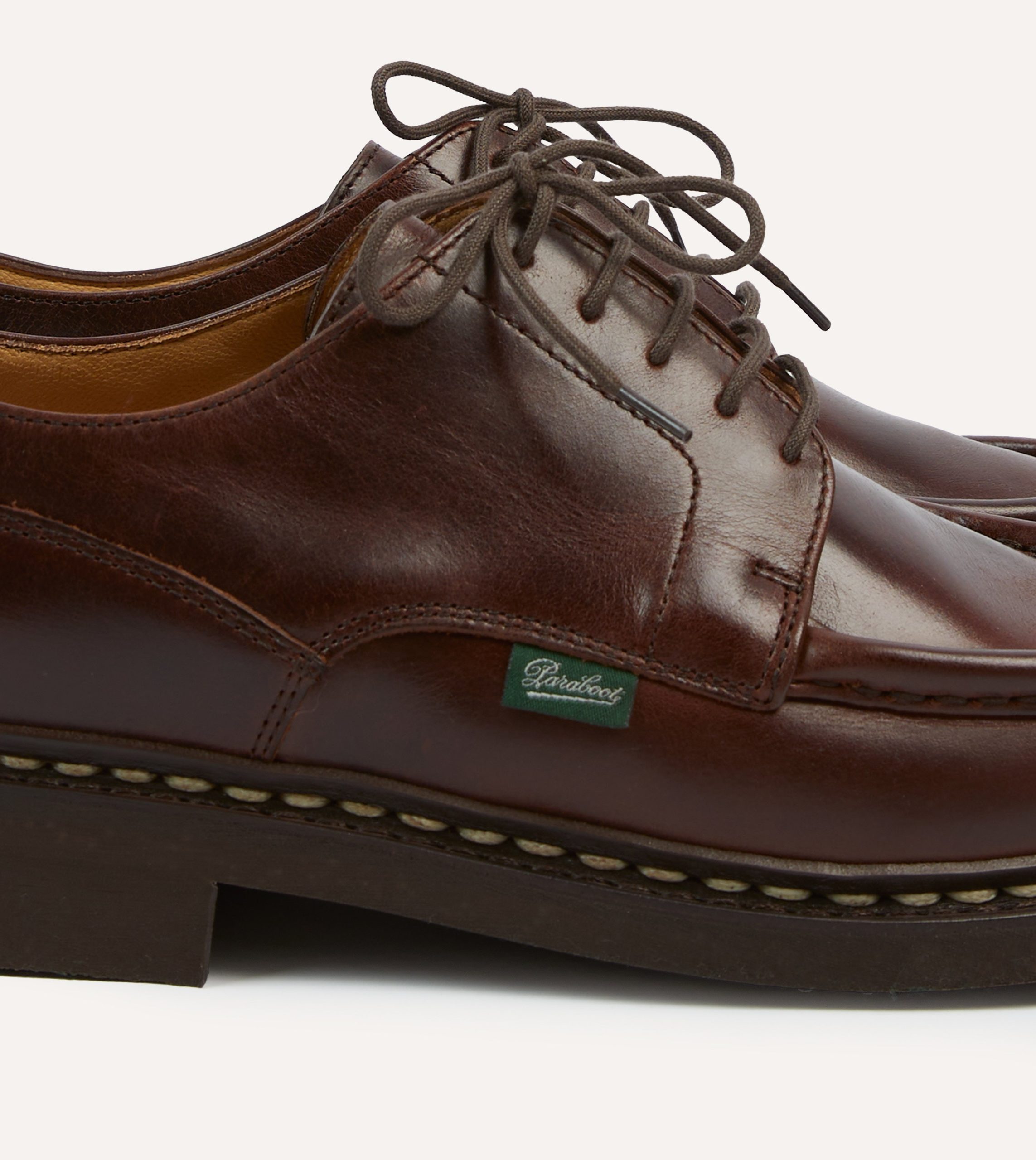 Paraboot Villandry Brown Calf Leather Derby Shoe - Image 3