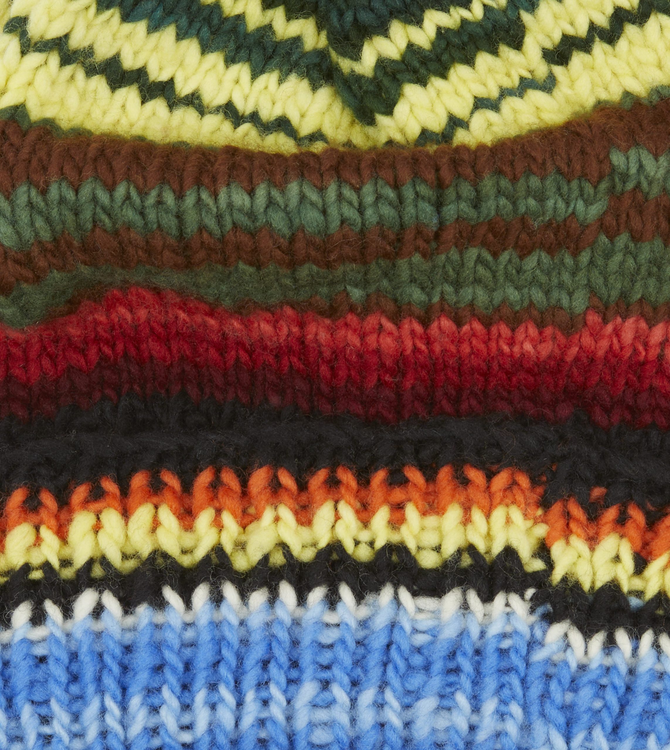 Chamula for Drake's Green Serape Merino Knit Cap - Image 2