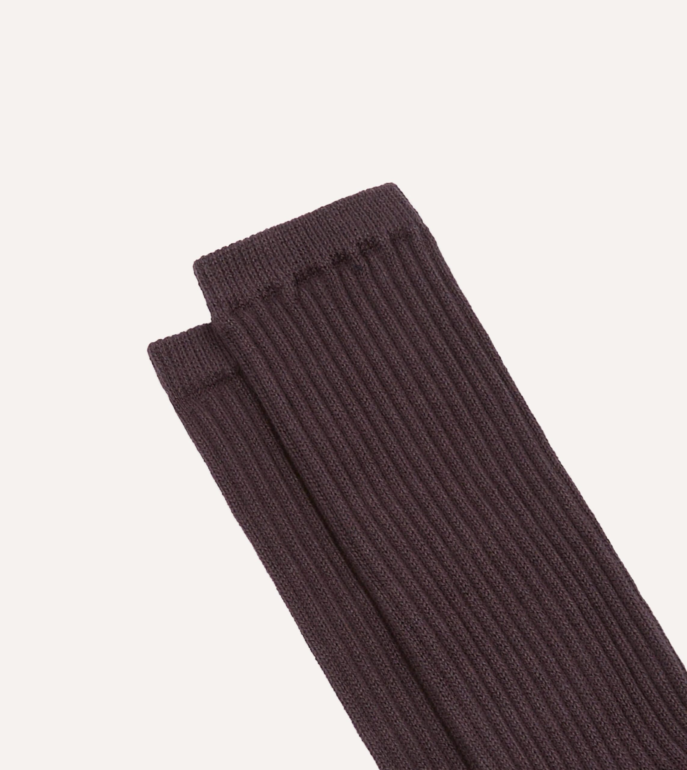 Dark Purple Cotton Sports Socks - Image 3