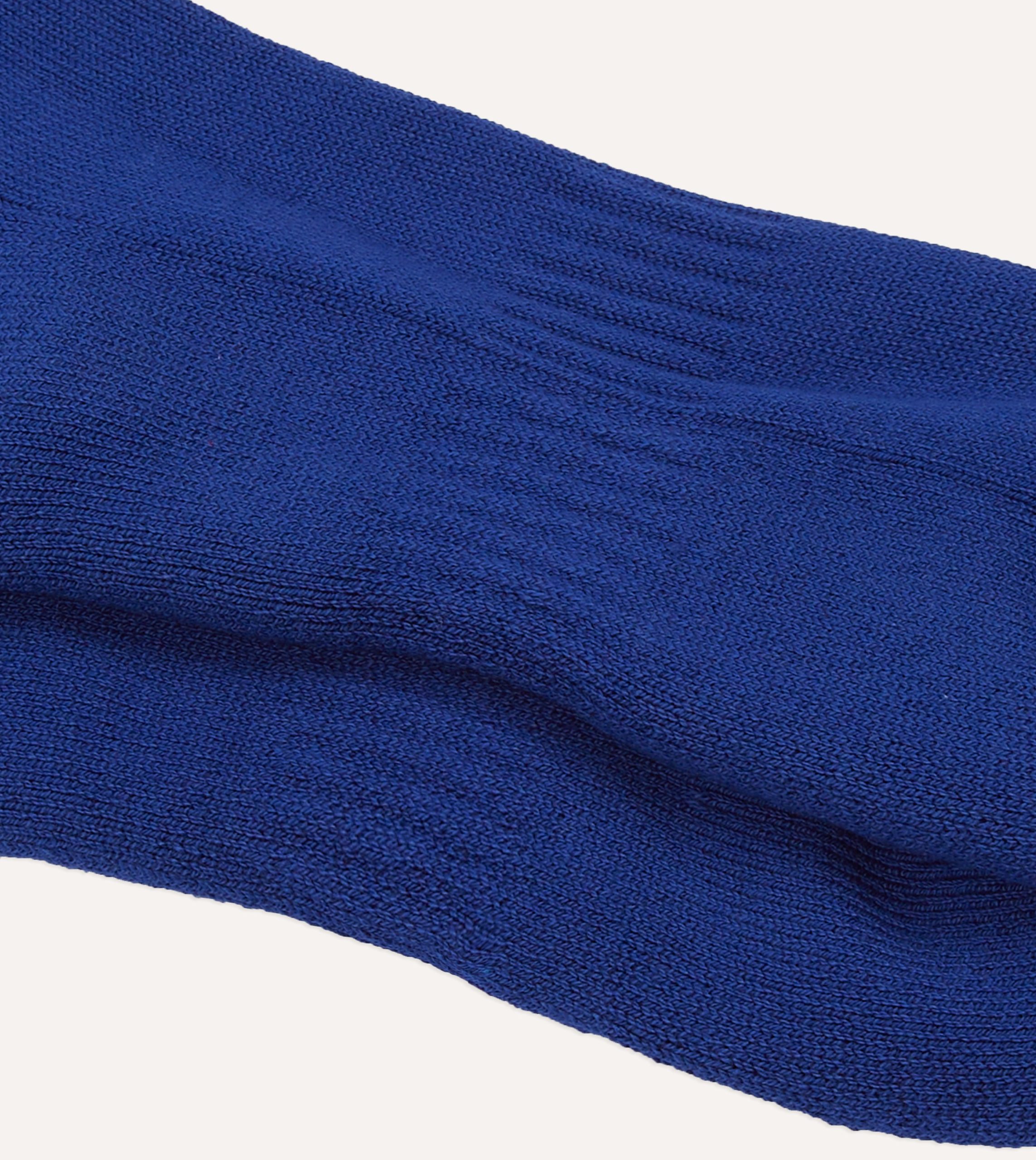 Blue Cotton Sports Socks - Image 2