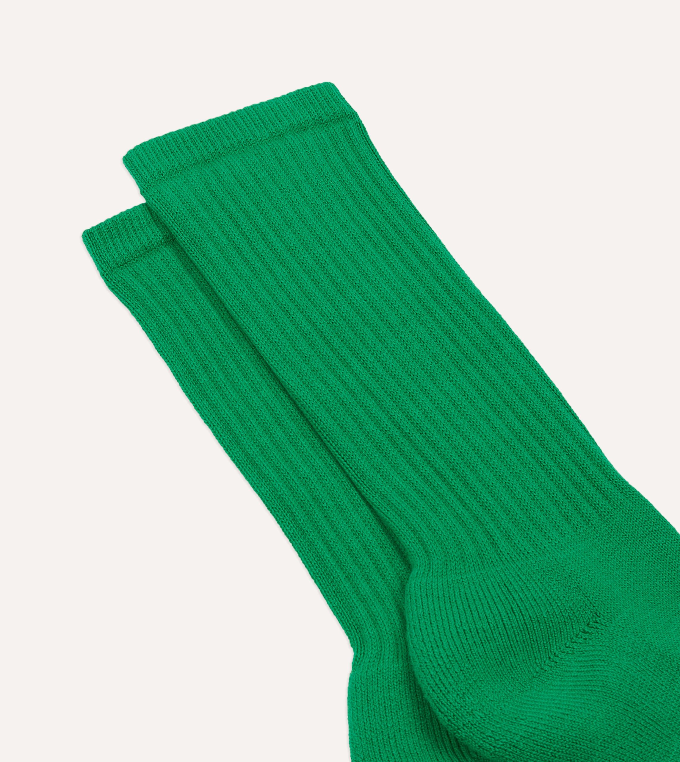 Green Cotton Sports Socks - Image 3