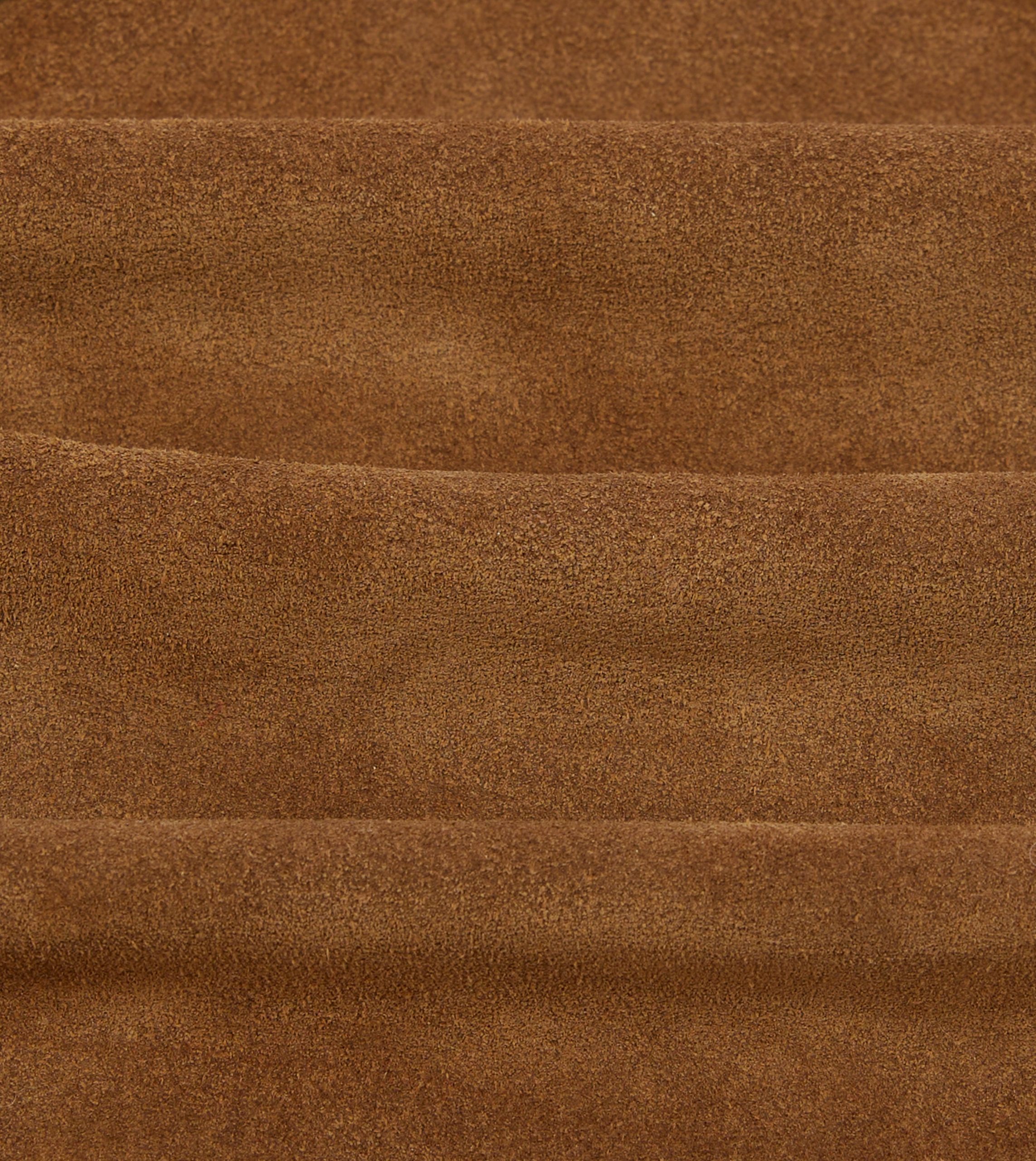 Tobacco Suede Tote Bag - Image 2