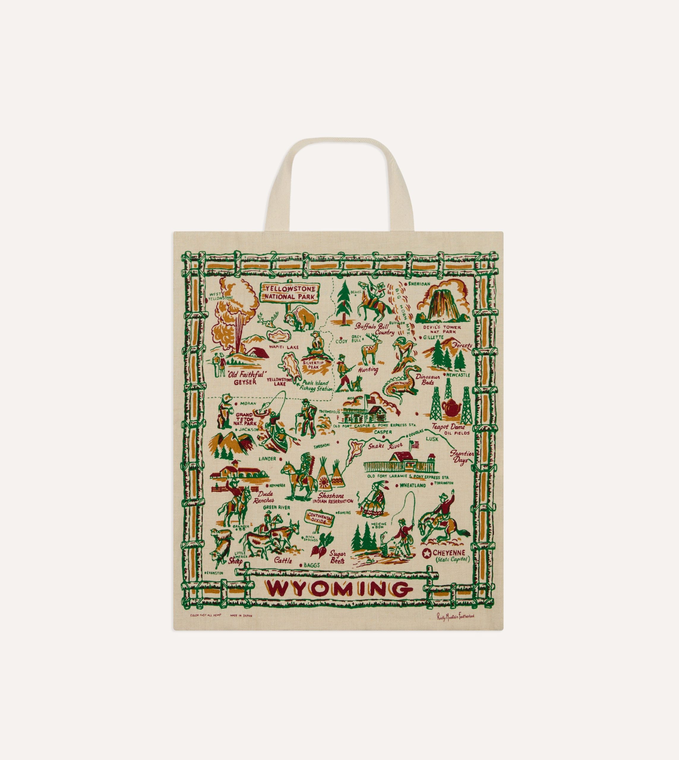 Rocky Mountain Featherbed Wyoming Tote Bag