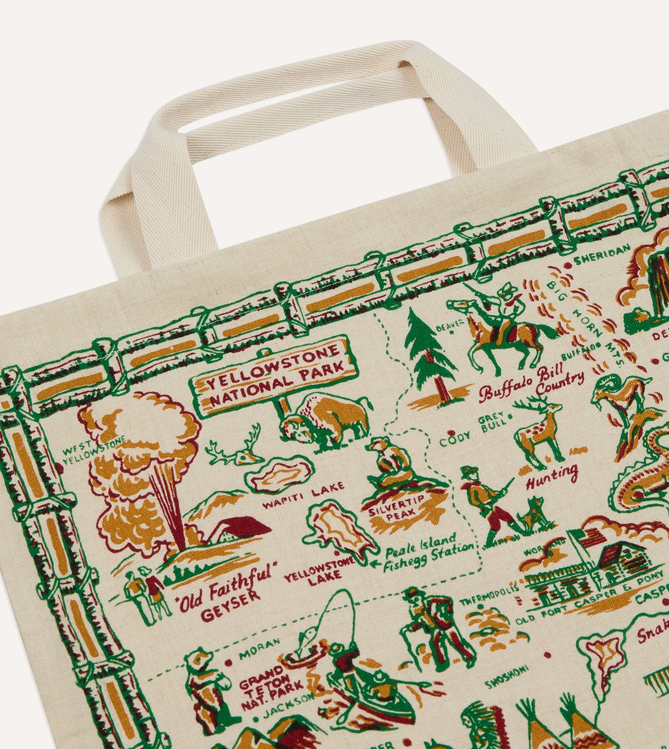 Rocky Mountain Featherbed Wyoming Tote Bag - Image 2