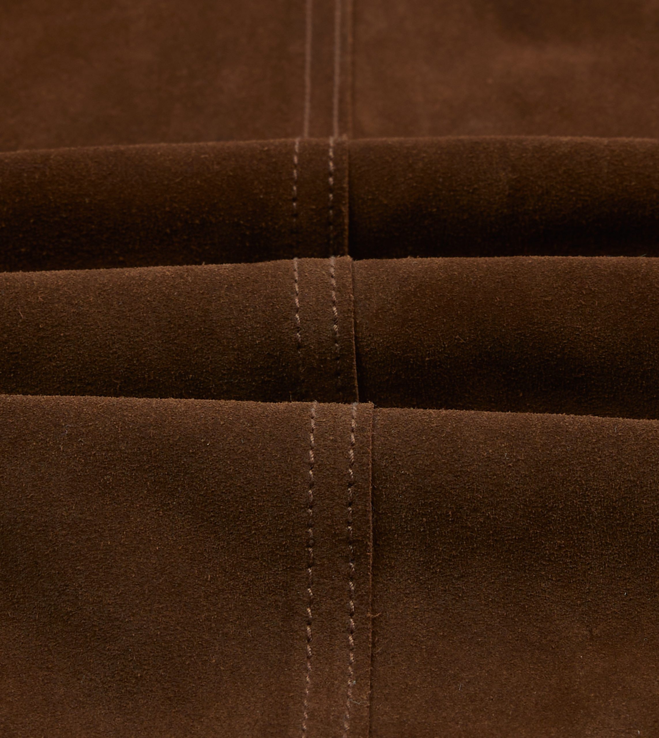 Brown Roughout Suede Overshirt - Image 2