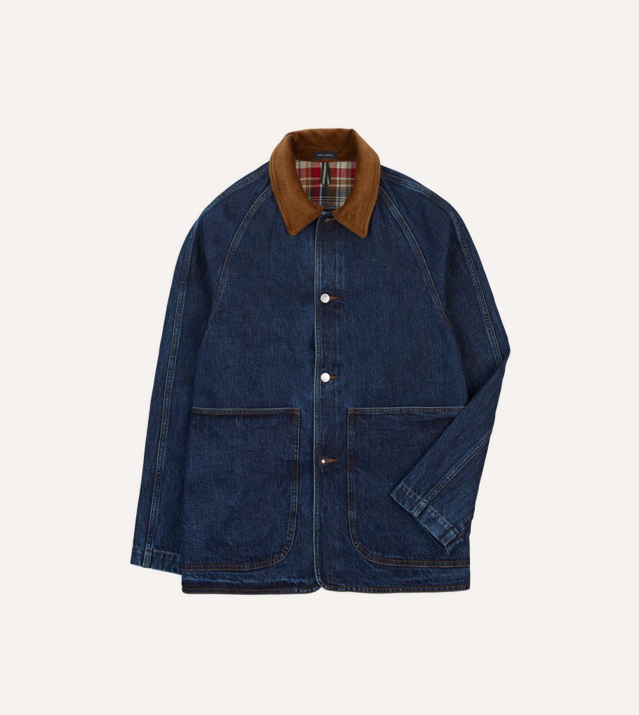 Stone Wash Denim Field Jacket