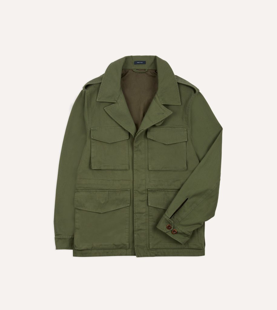 Olive Cotton D-43 Field Jacket