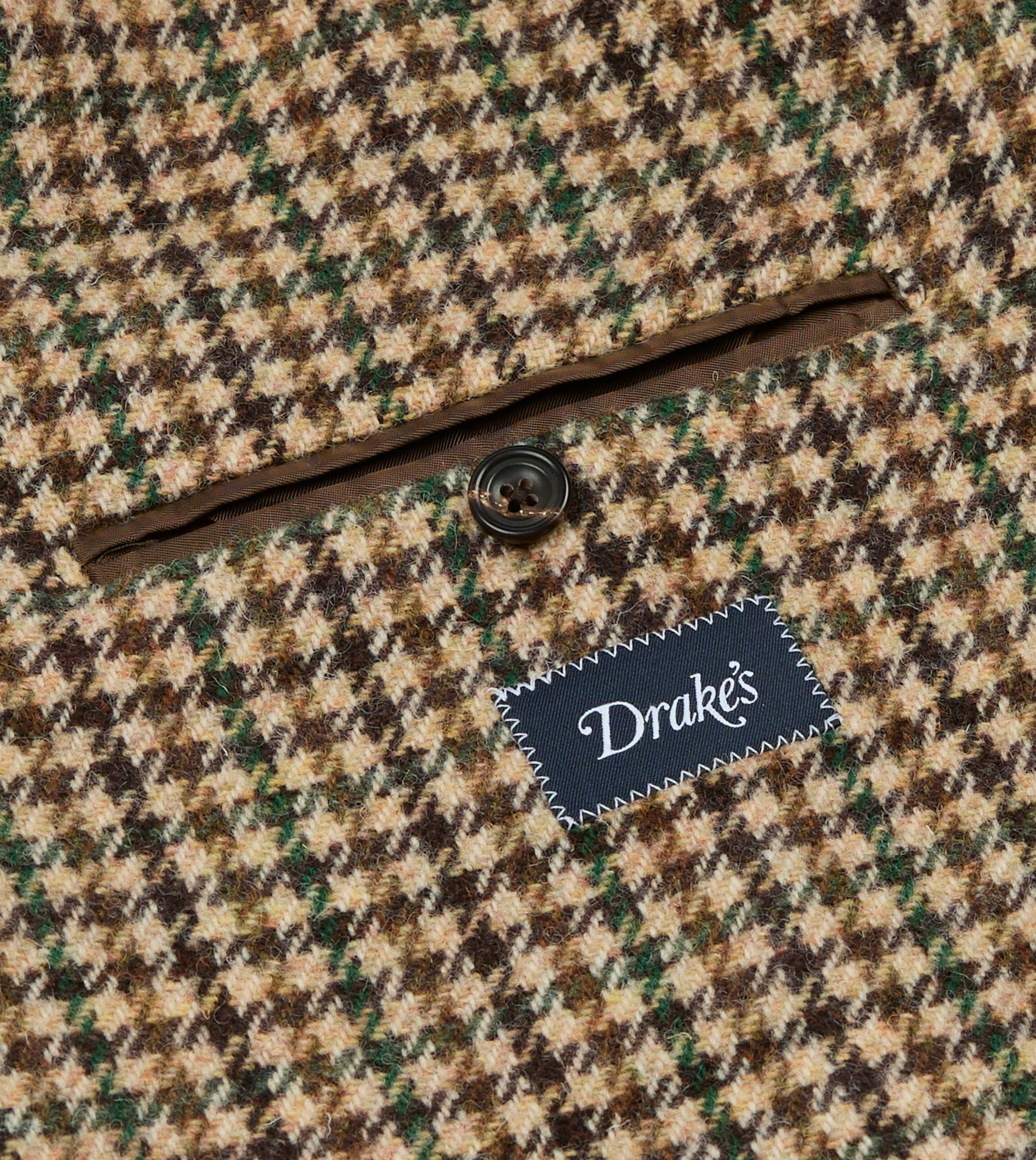 Brown Gun Club Check Tweed Blazer - Image 7