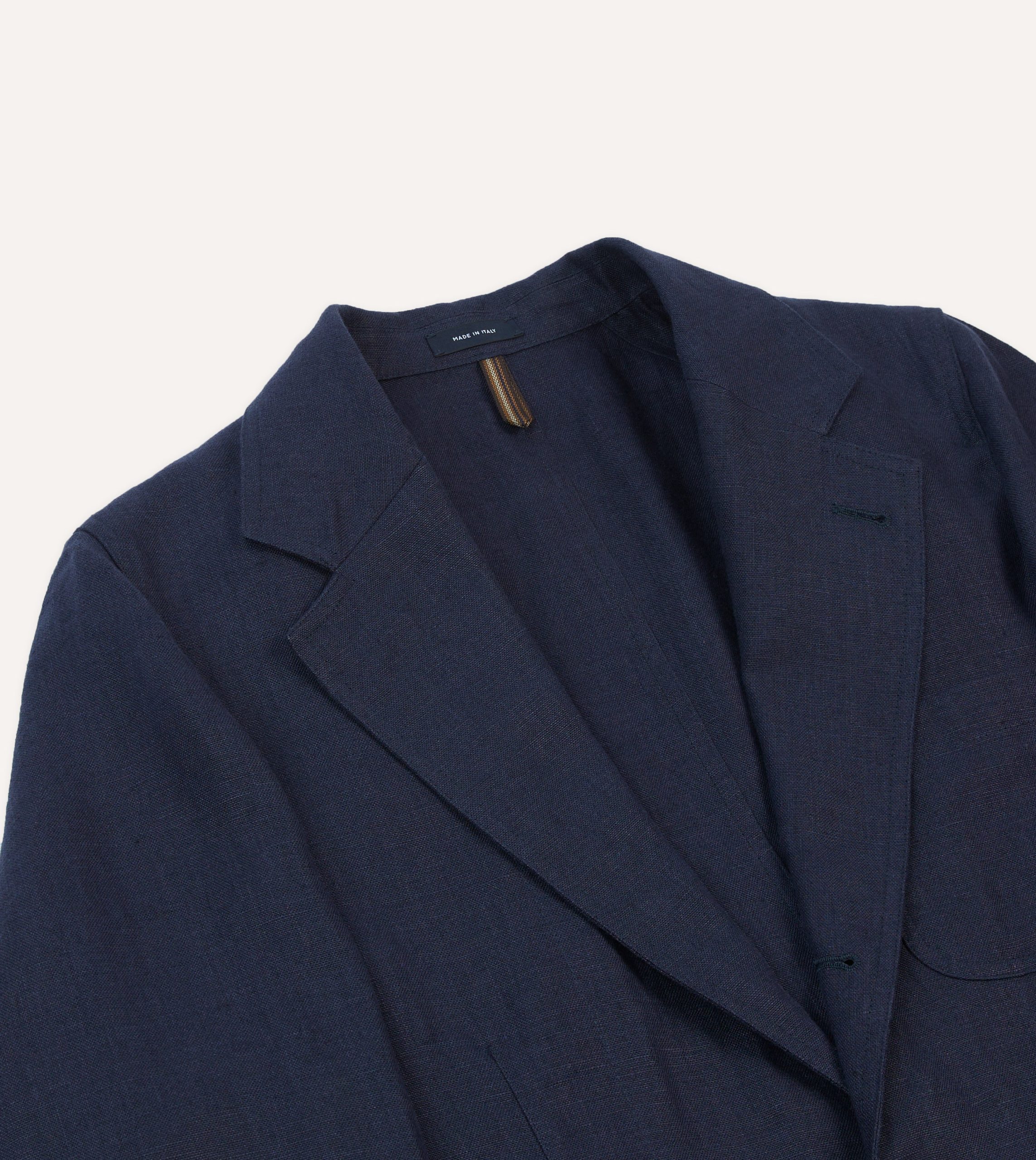 Navy Antique Linen Games Blazer Mk. I - Image 3