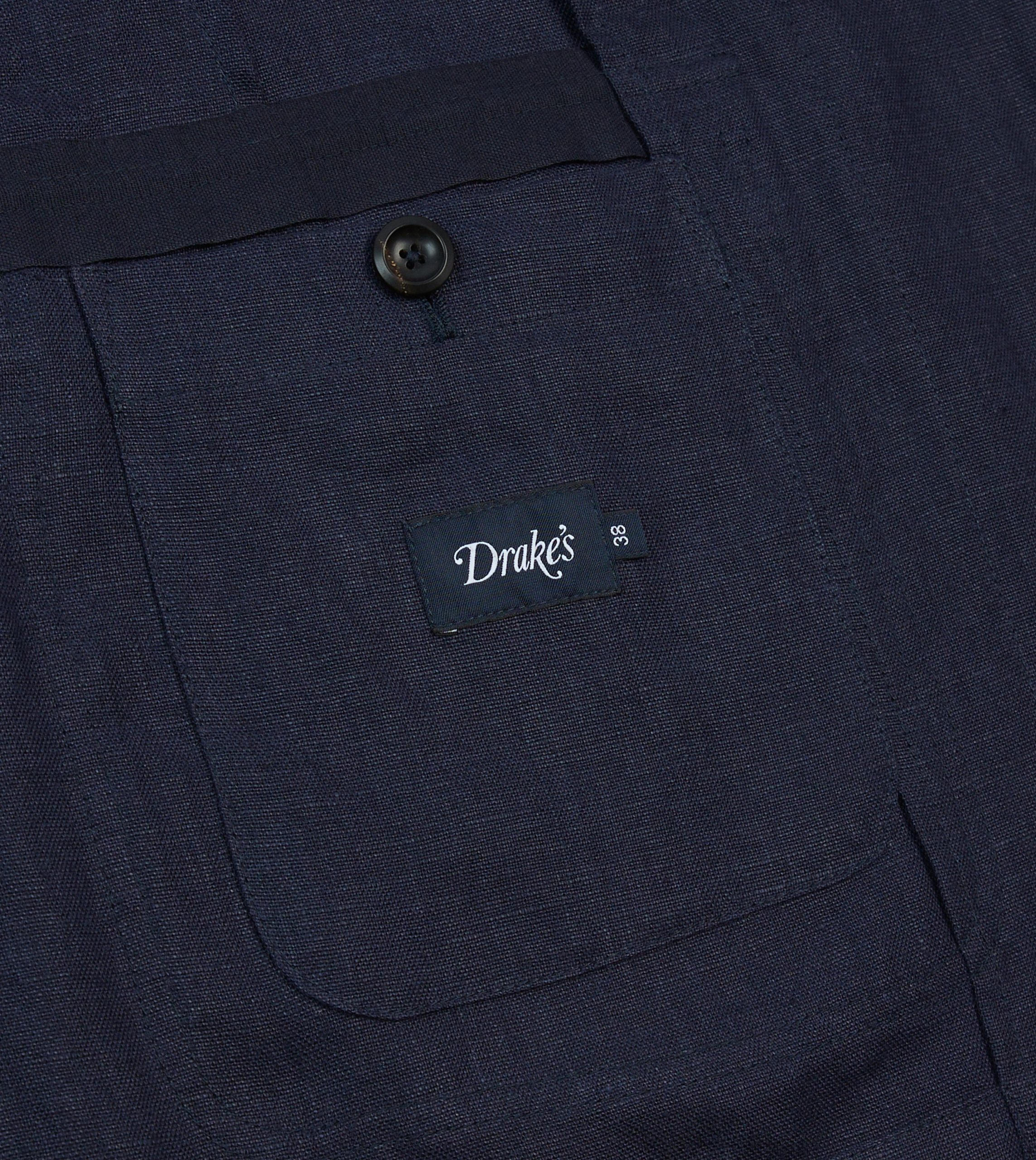 Navy Antique Linen Games Blazer Mk. I - Image 7