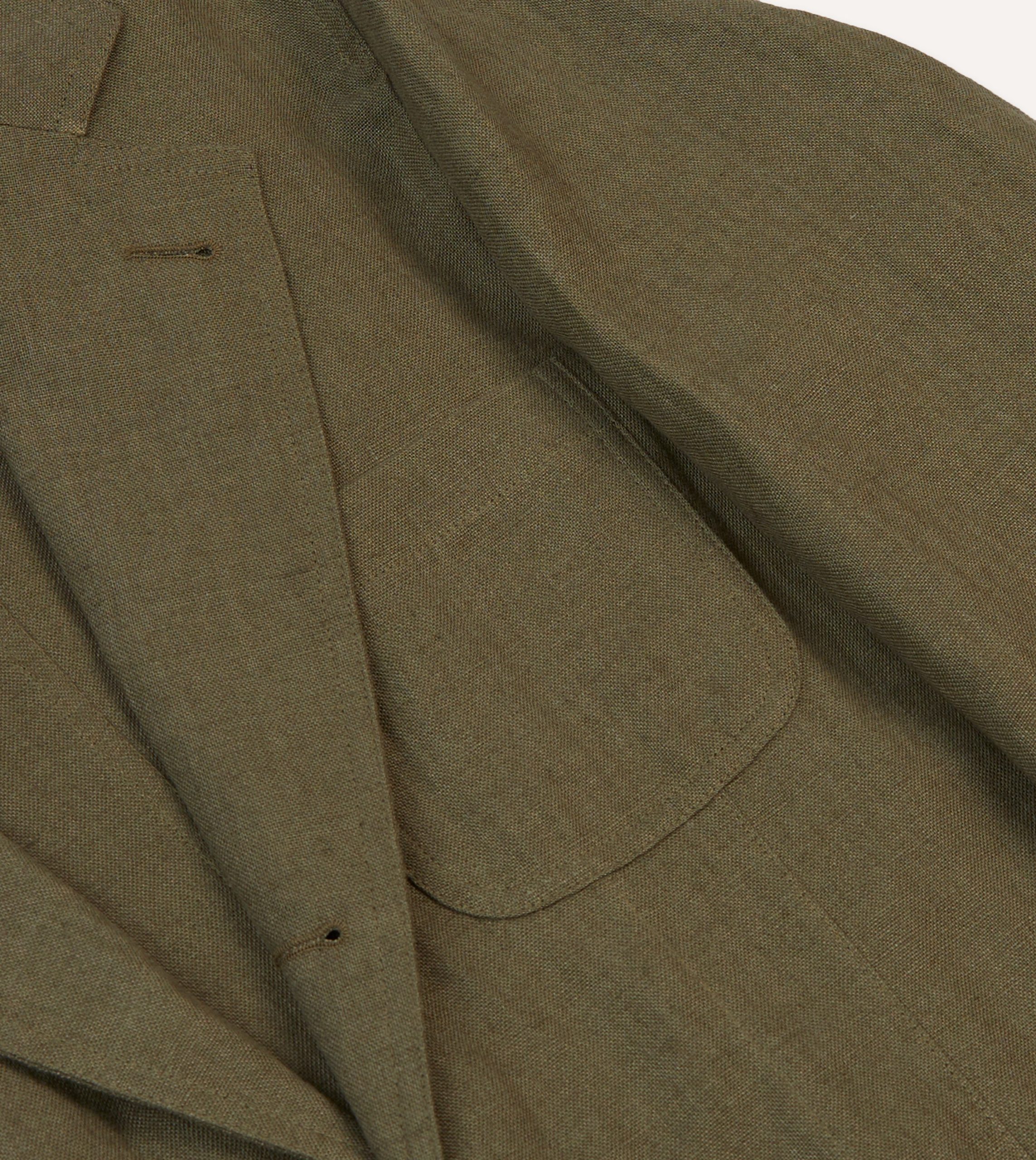 Olive Antique Linen Games Blazer Mk. I - Image 4