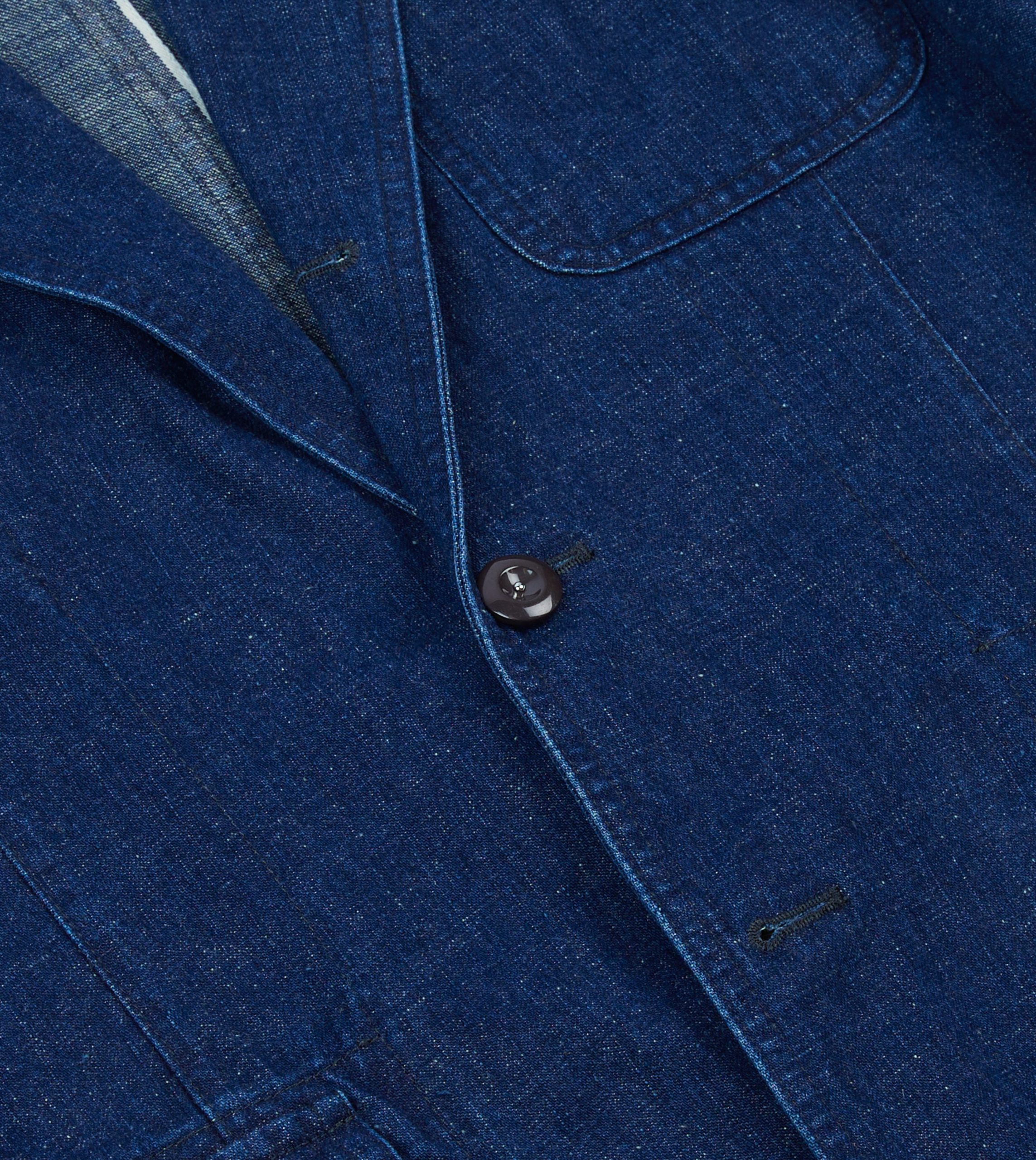 Indigo Cotton-Linen Games Blazer Mk. I - Image 4