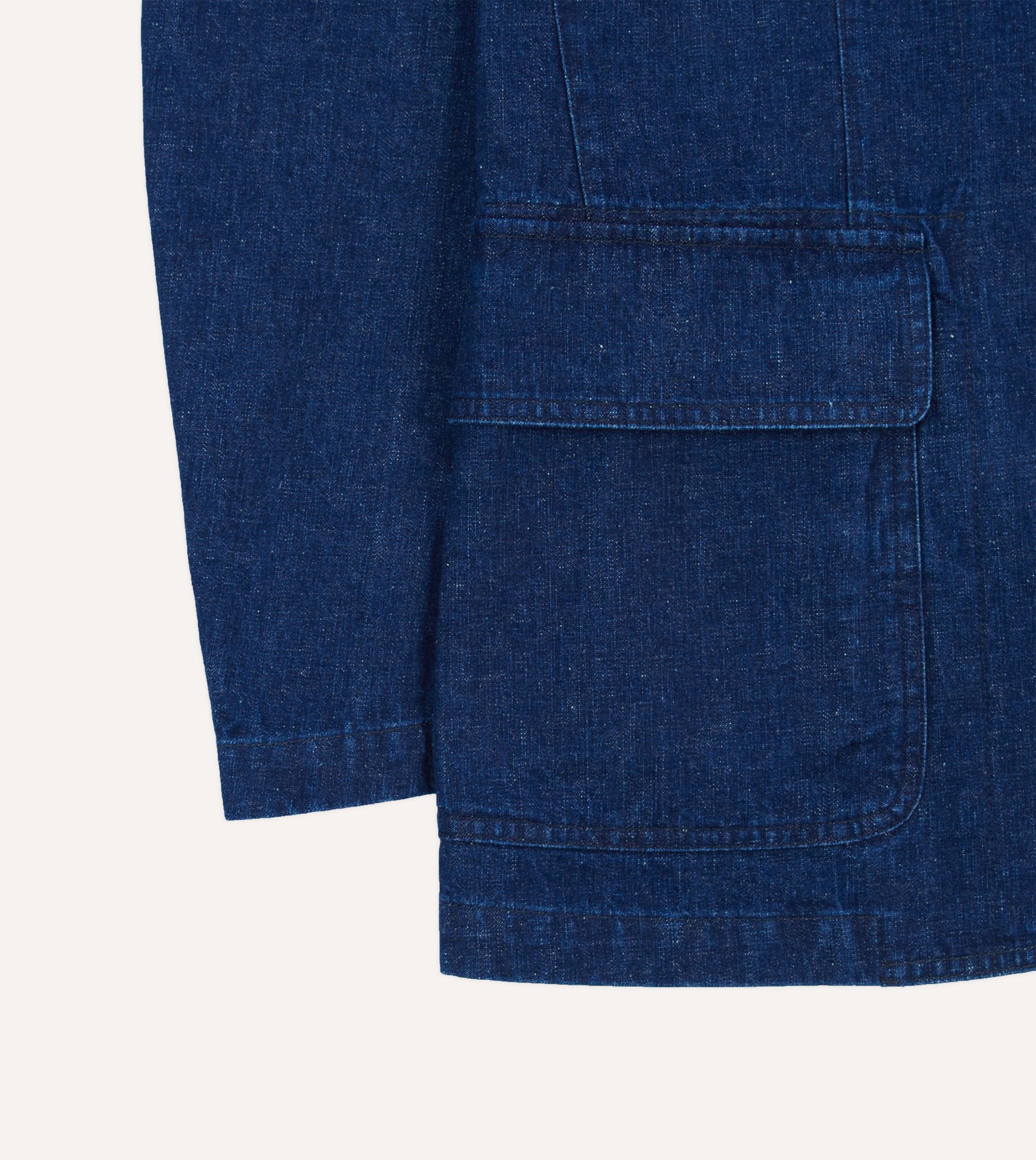 Indigo Cotton-Linen Games Blazer Mk. I - Image 6