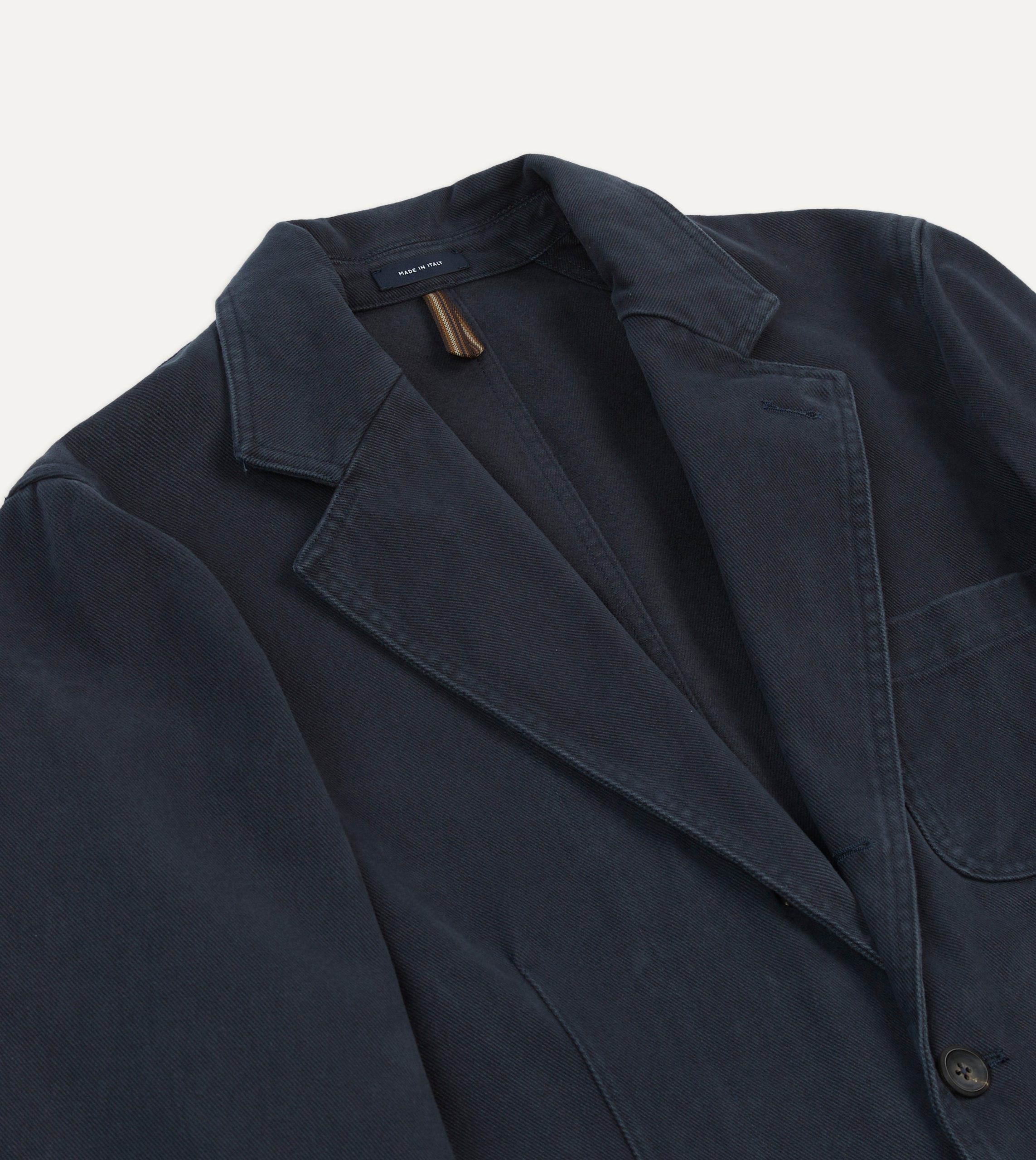 Dark Navy Heavy Cotton Twill Games Blazer Mk. I - Image 3