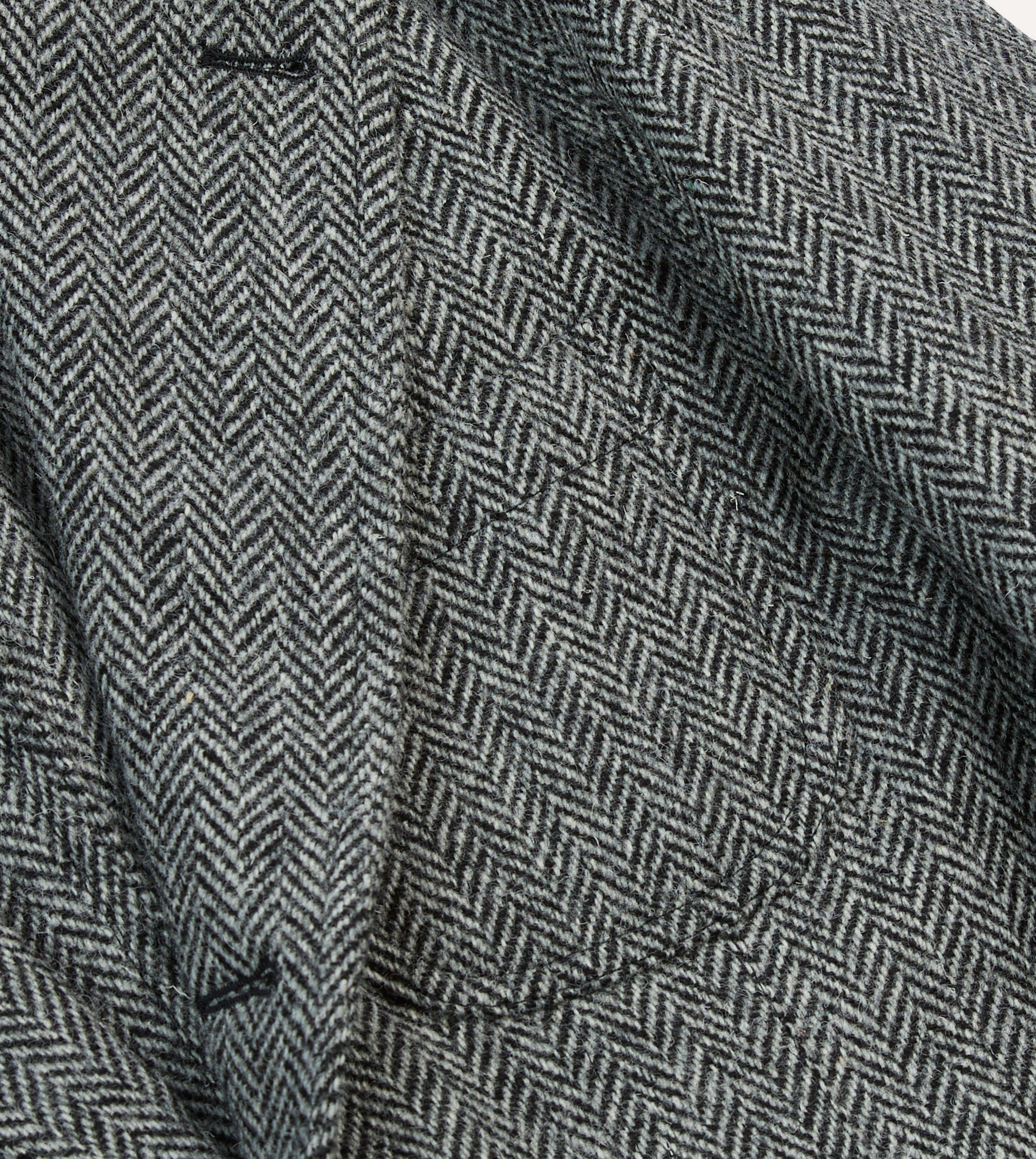 Grey Herringbone Harris Tweed Games Blazer Mk. VII - Image 4