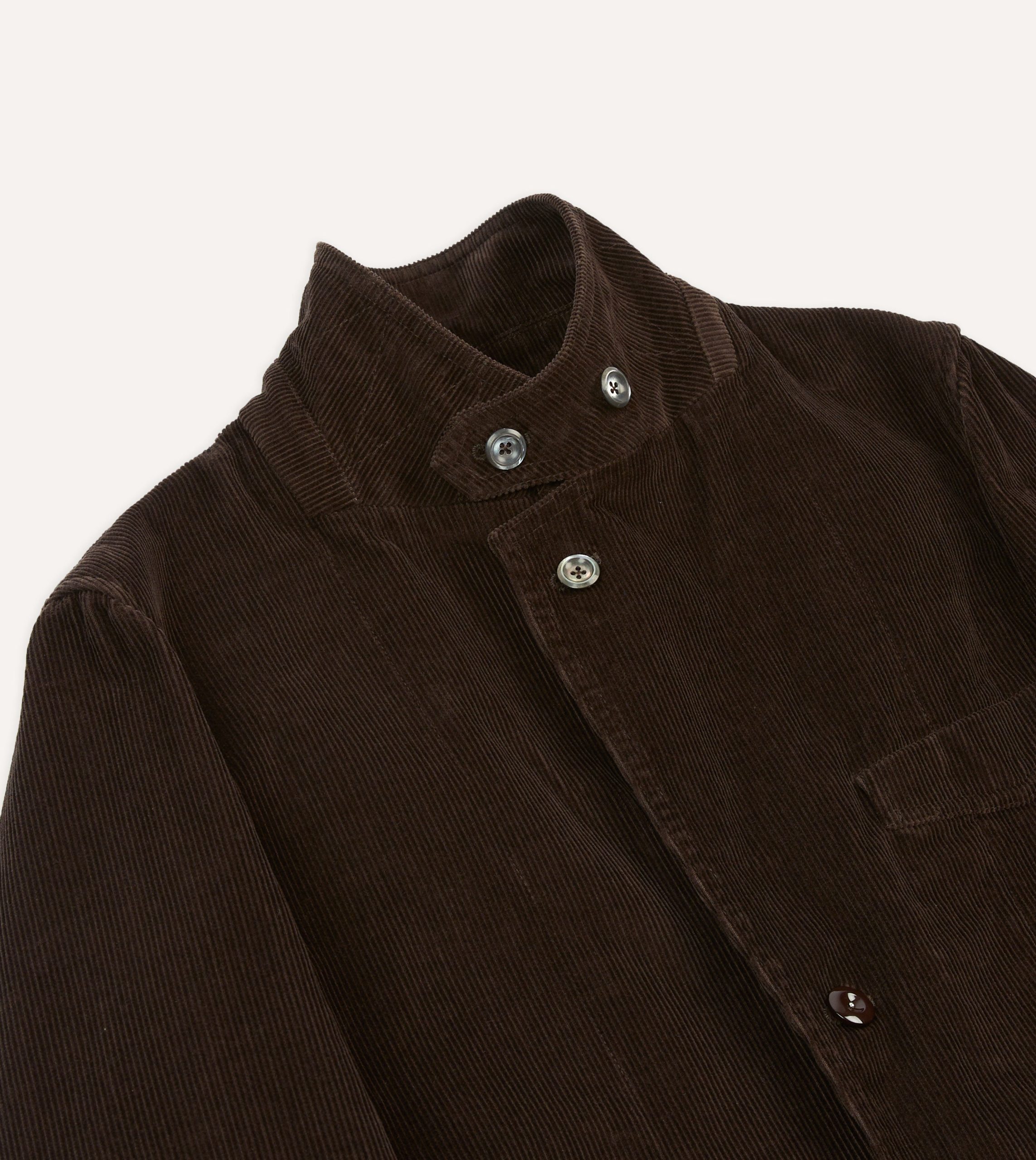 Brown Cotton Corduroy Field Games Blazer - Image 4