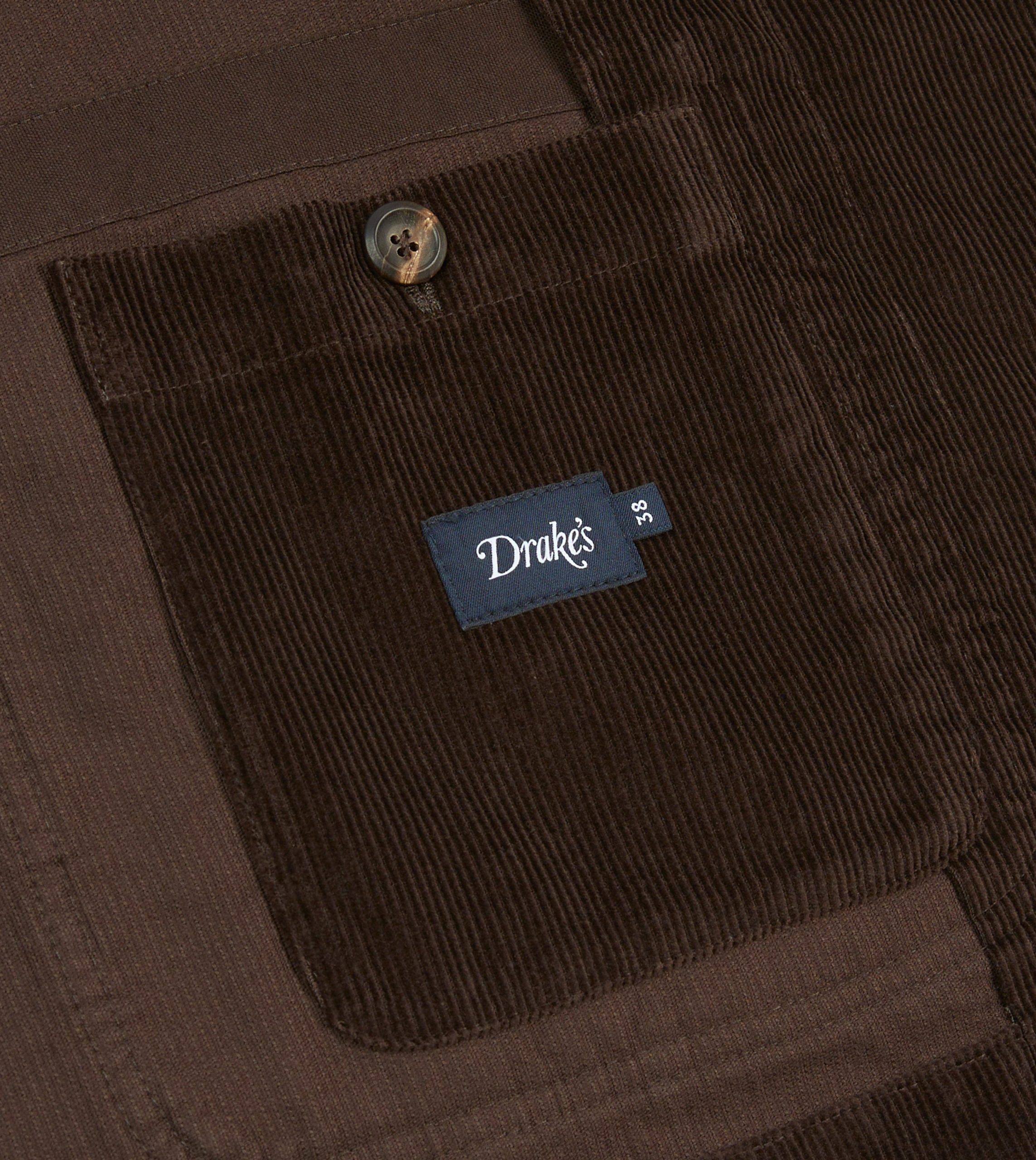 Brown Cotton Corduroy Field Games Blazer - Image 8