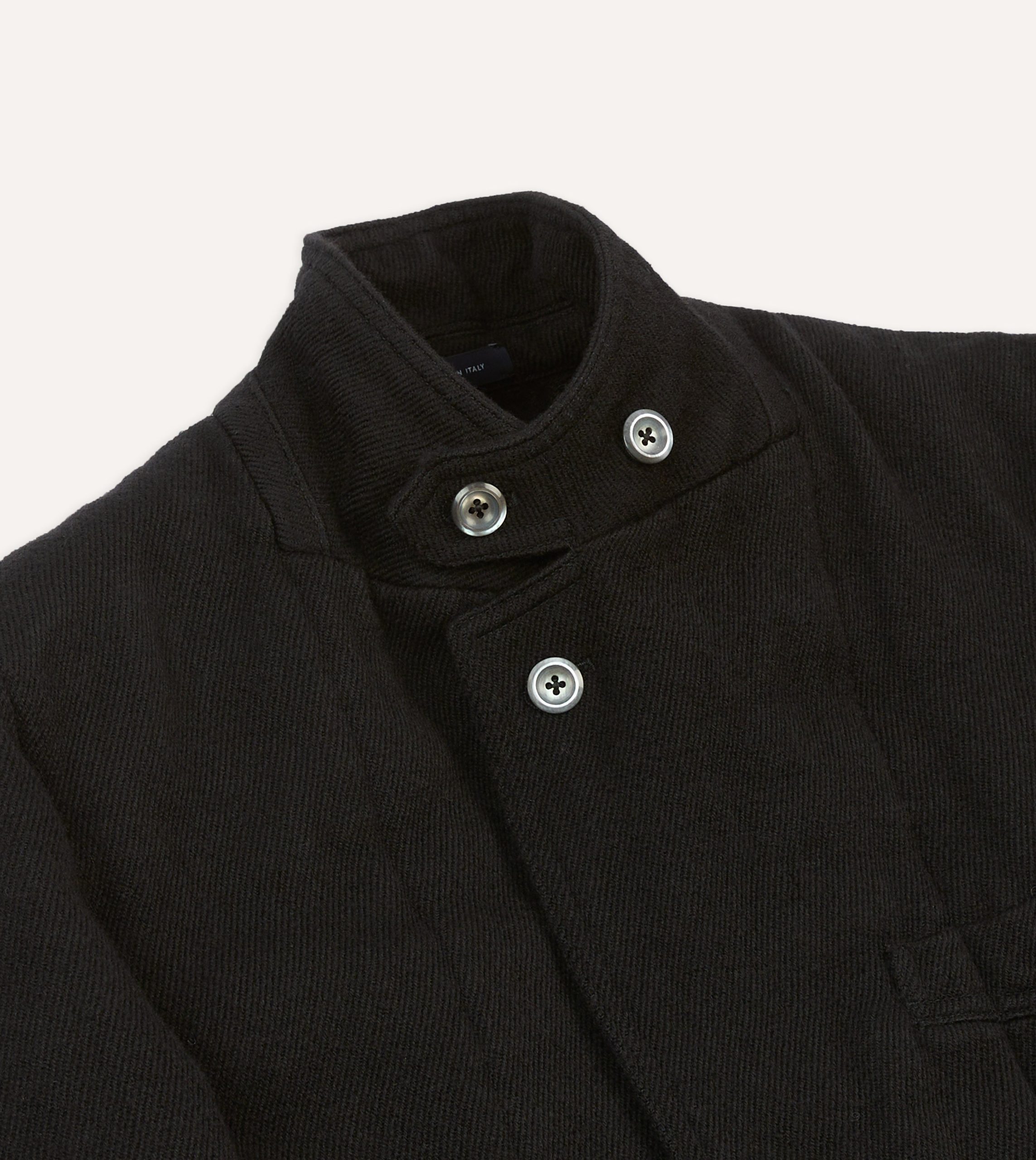 Navy Wool-Cotton Twill Field Games Blazer - Image 4