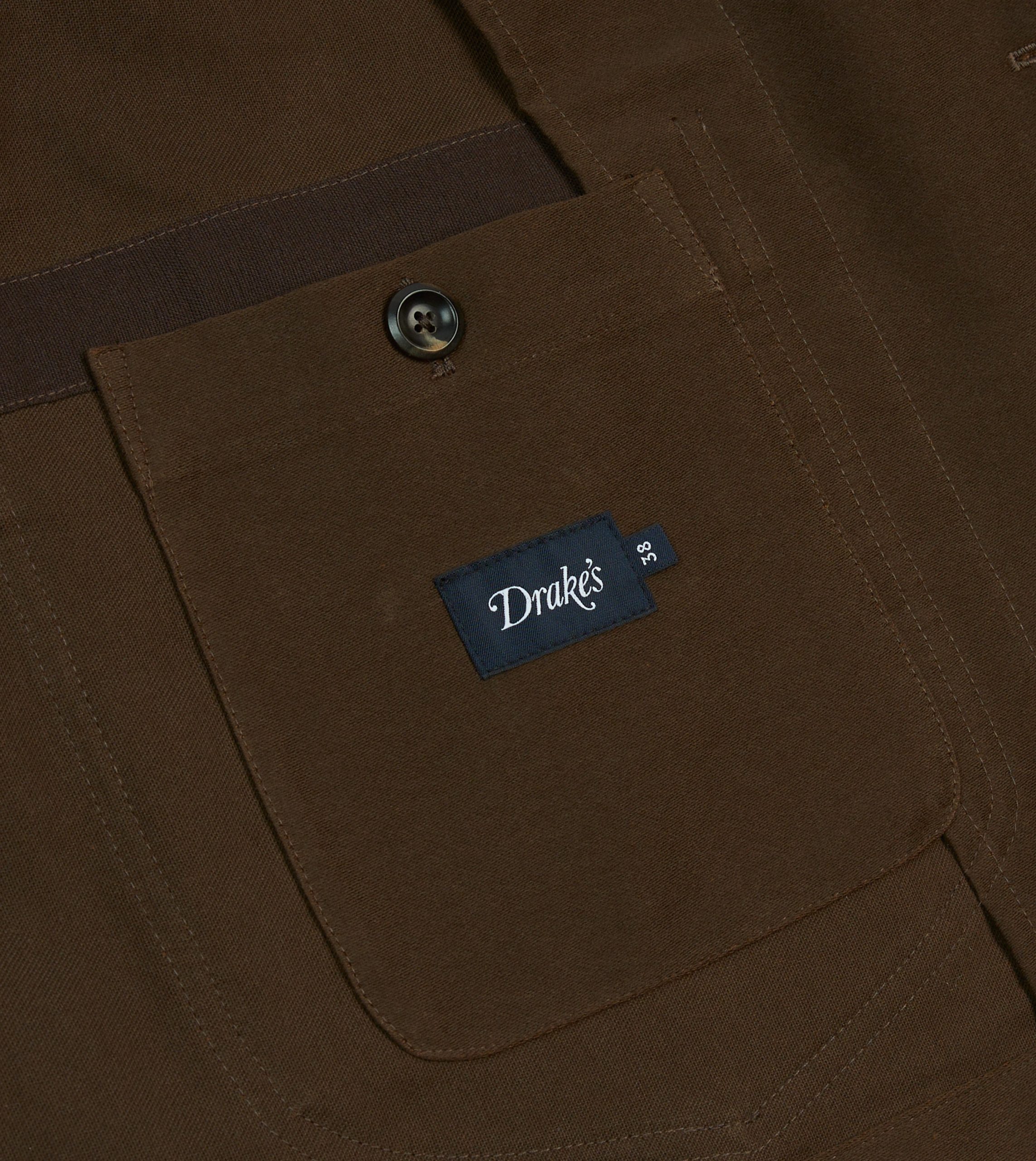 Brown Cotton Twill Western Games Blazer - Image 8