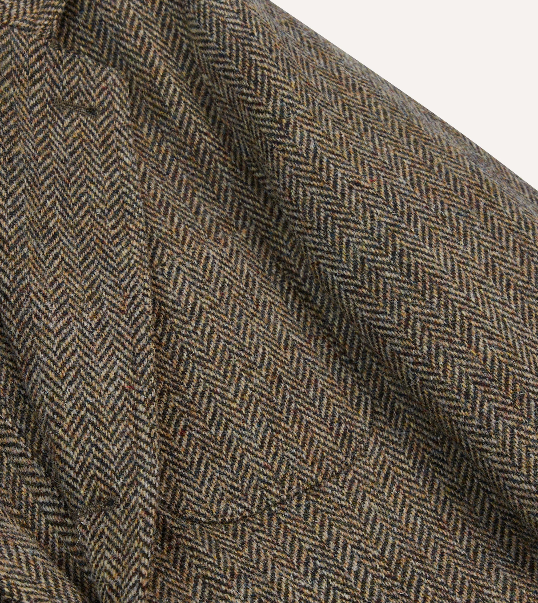 Olive Herringbone Harris Tweed Games Blazer Mk. VII - Image 5
