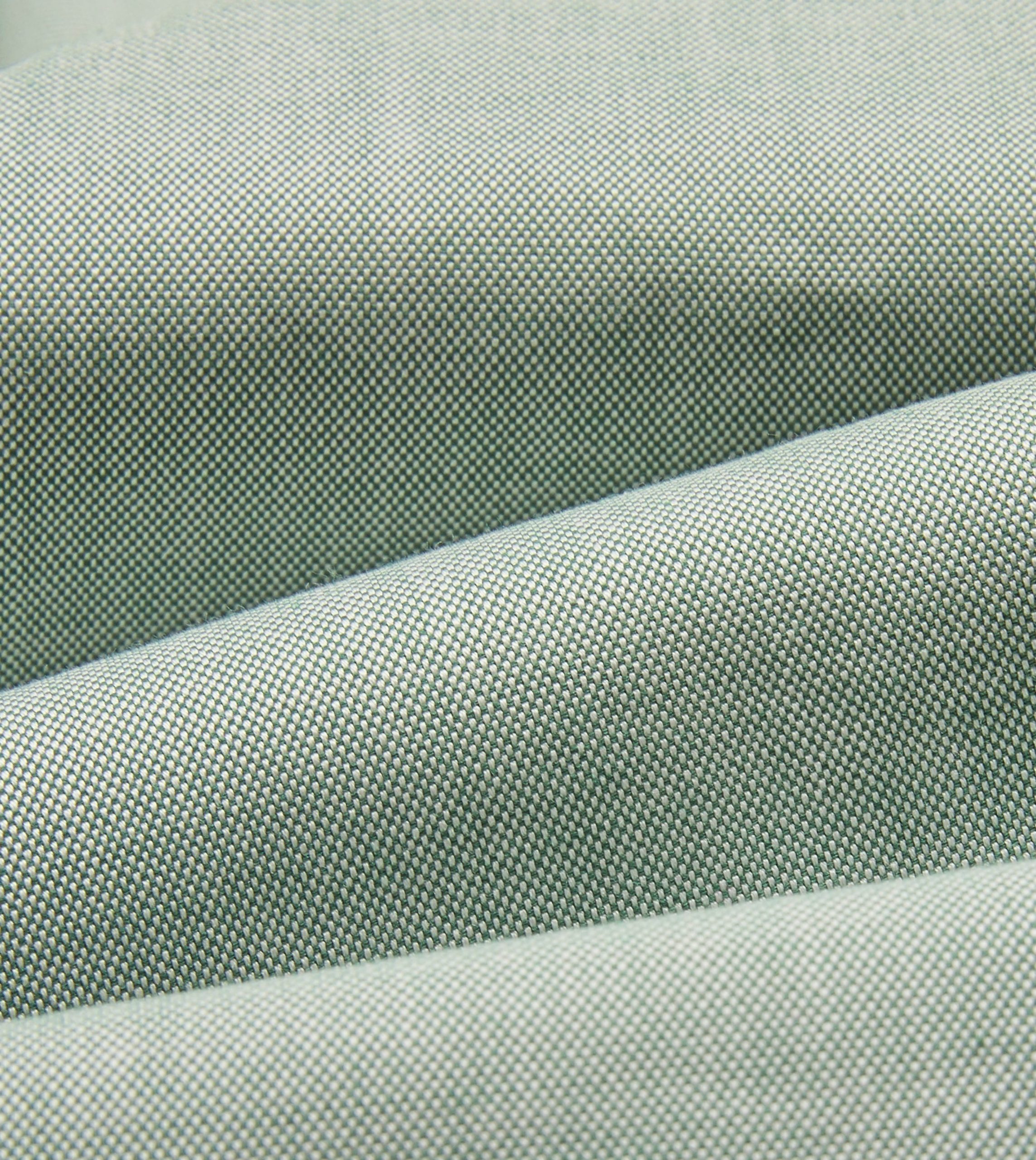 Green Pinpoint Oxford Cotton Cloth Button-Down Shirt - Image 2