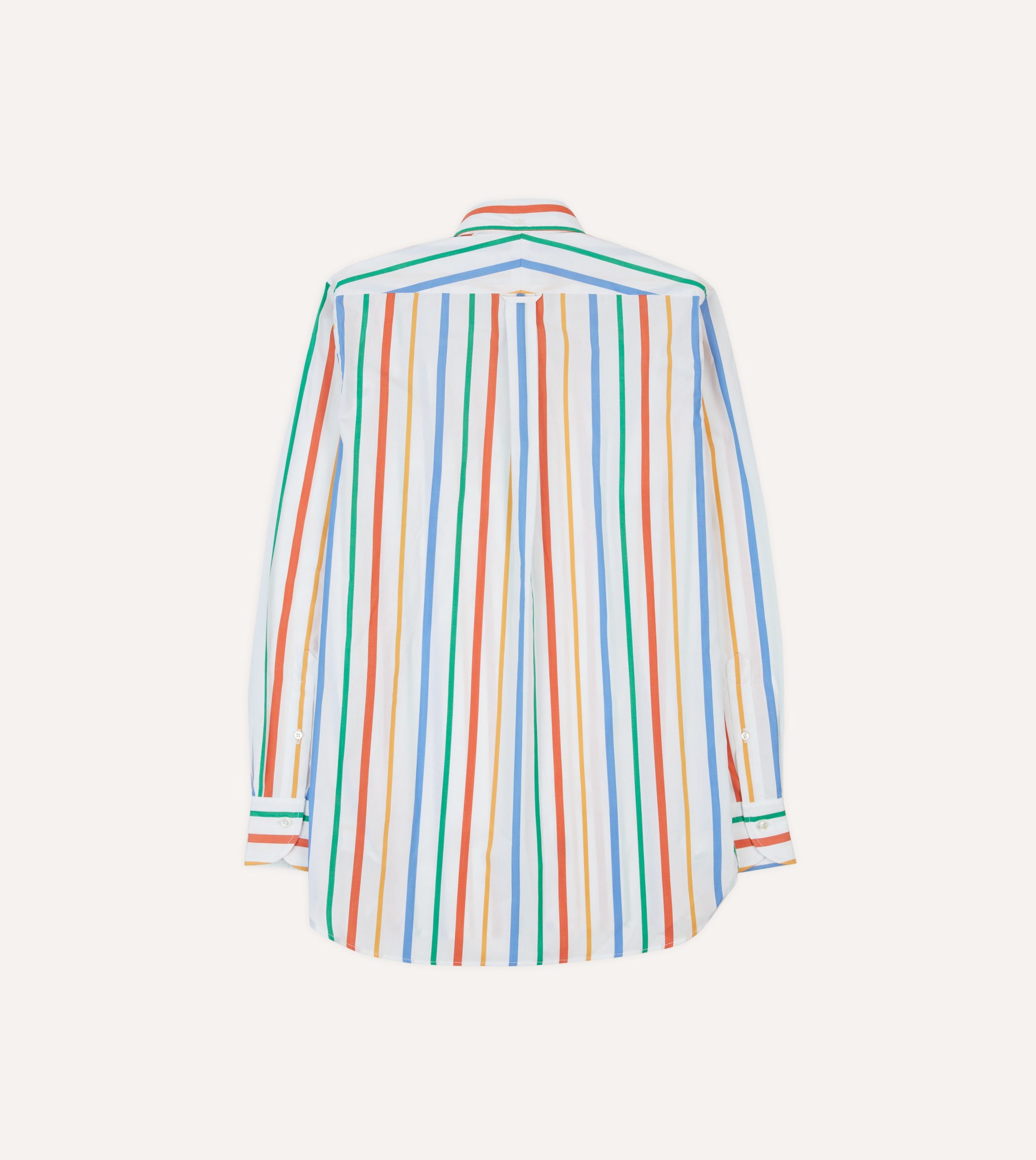 Multi Stripe Poplin Button-Down Shirt - Image 6