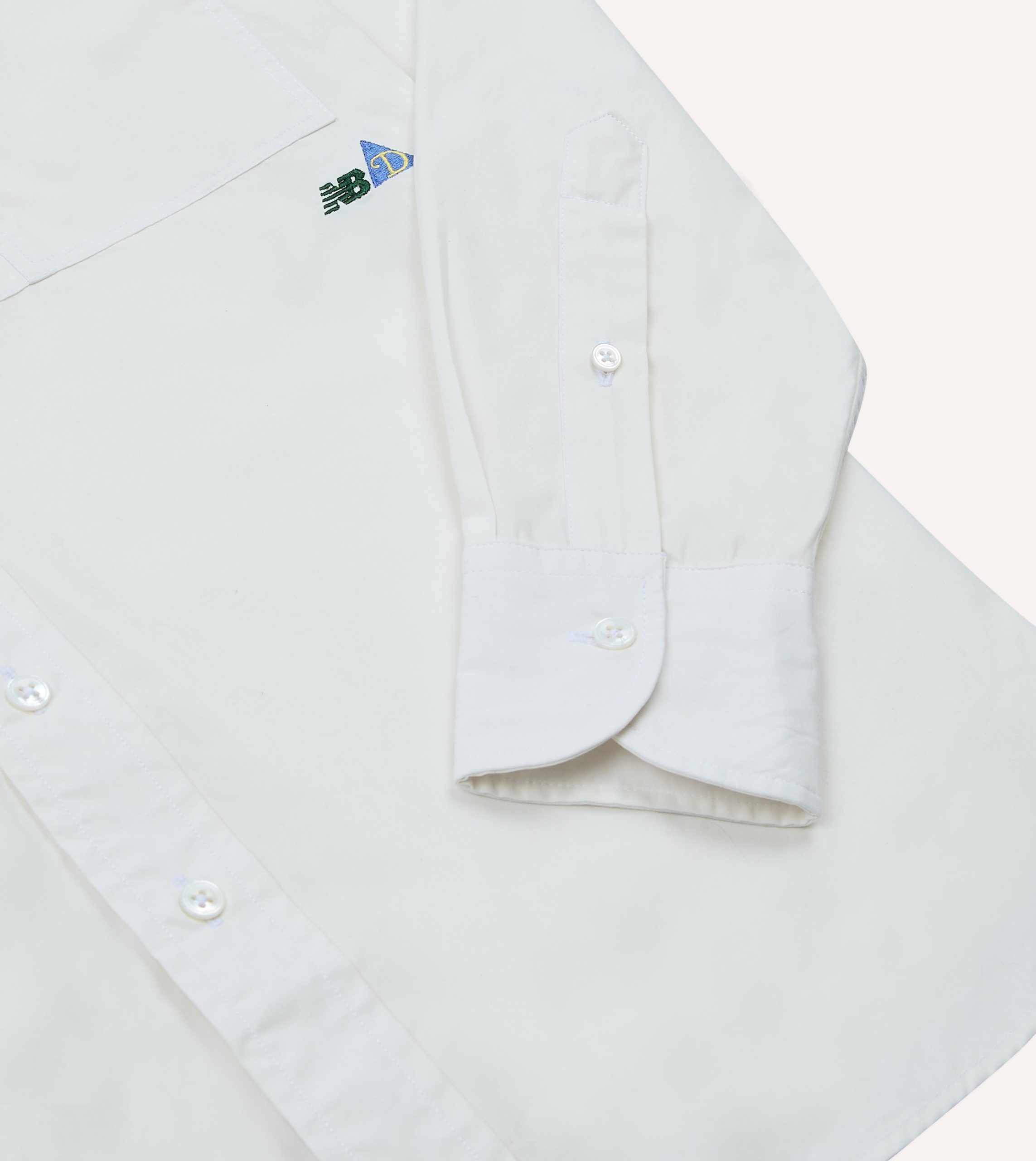 Drake's and New Balance Poplin Hiking Shirt - Image 5