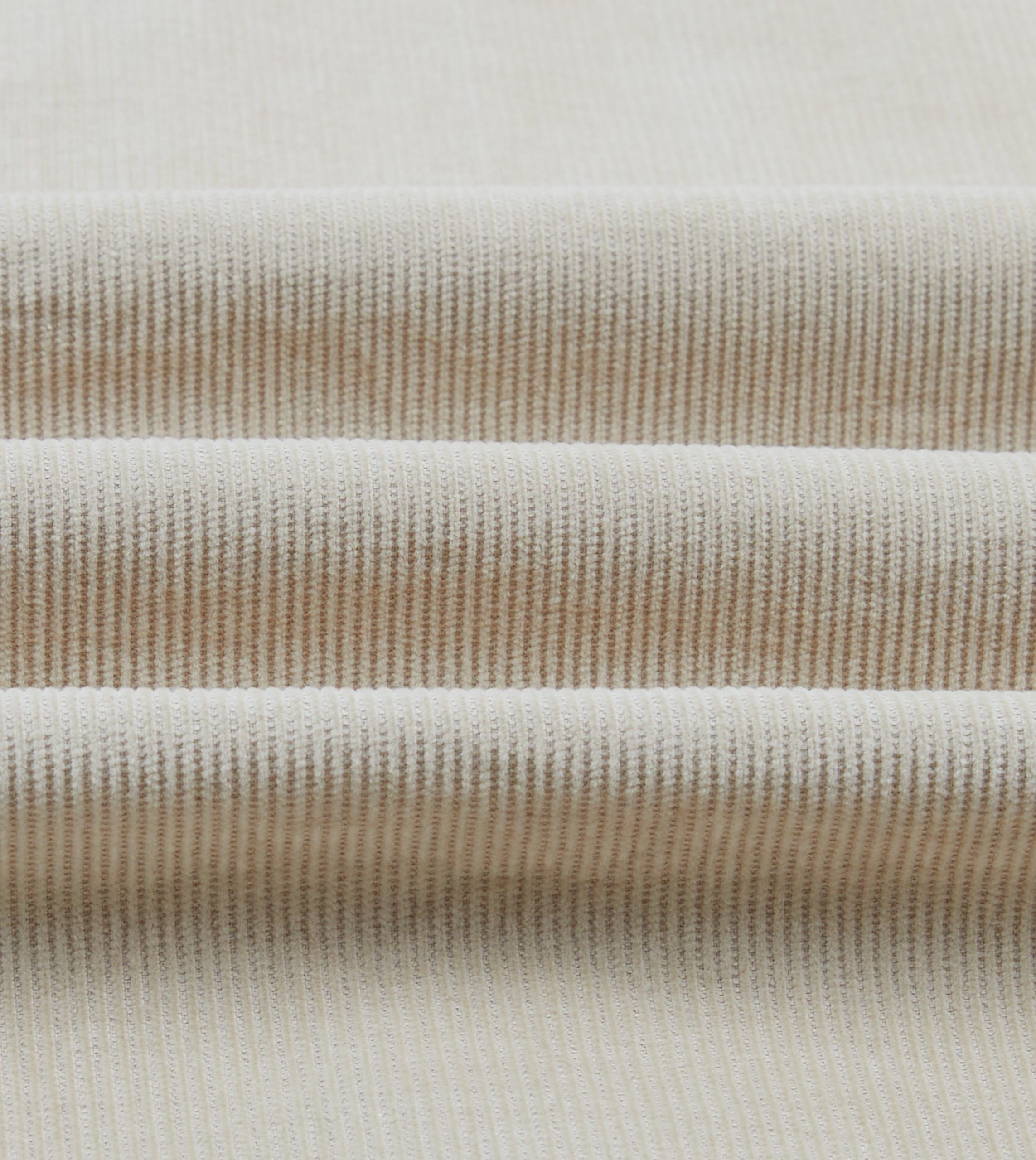 Ecru Corduroy Two-Pocket Western Shirt - Image 2