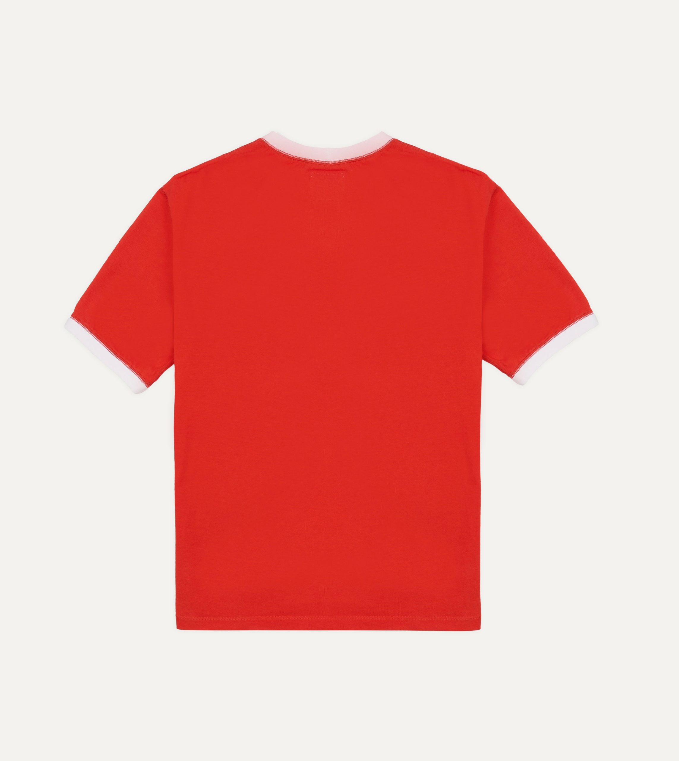 Drake's & Mr Camel Red Ringer T-Shirt - Image 4