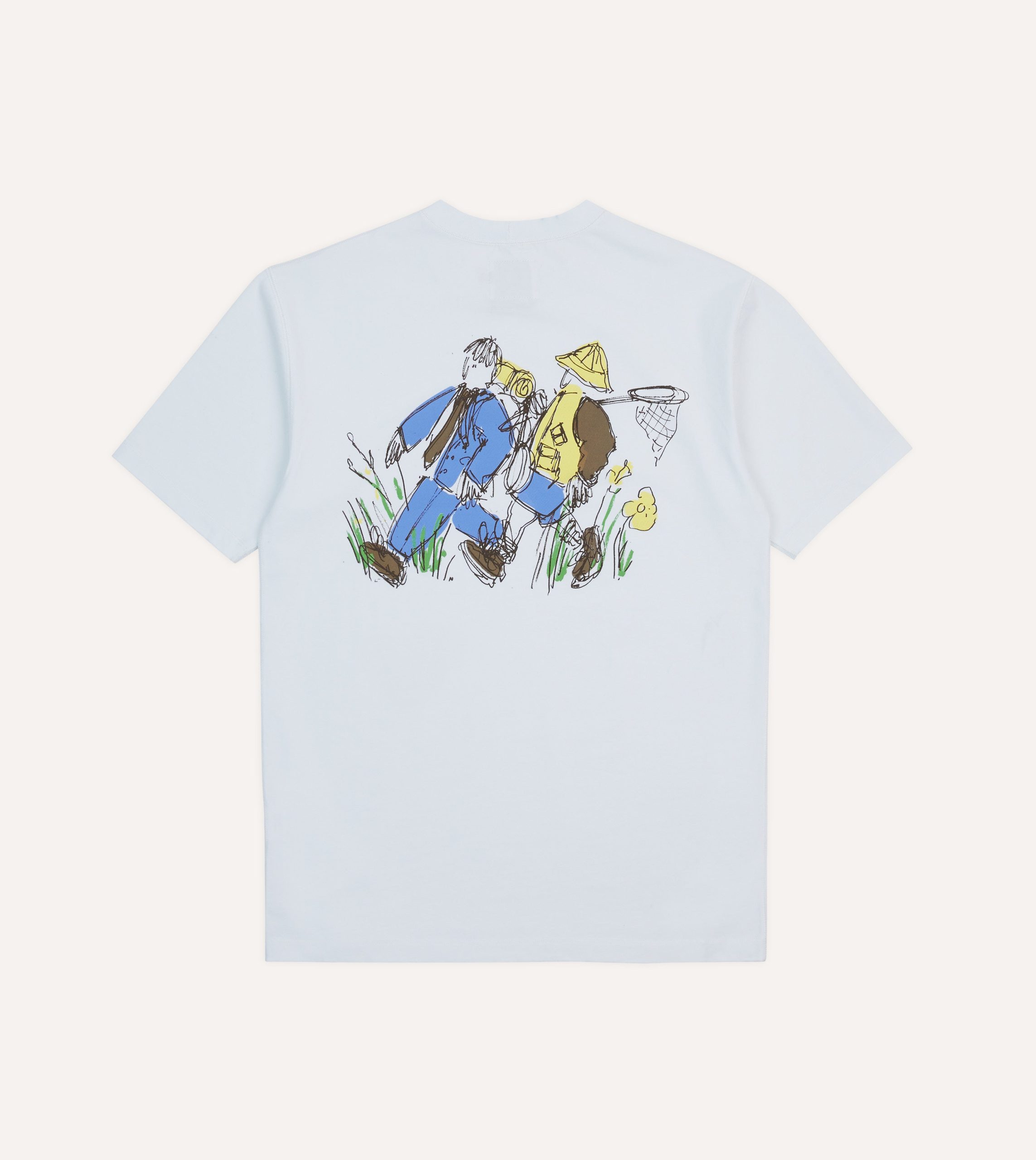 Drake's and New Balance White Graphic T-Shirt - Image 2