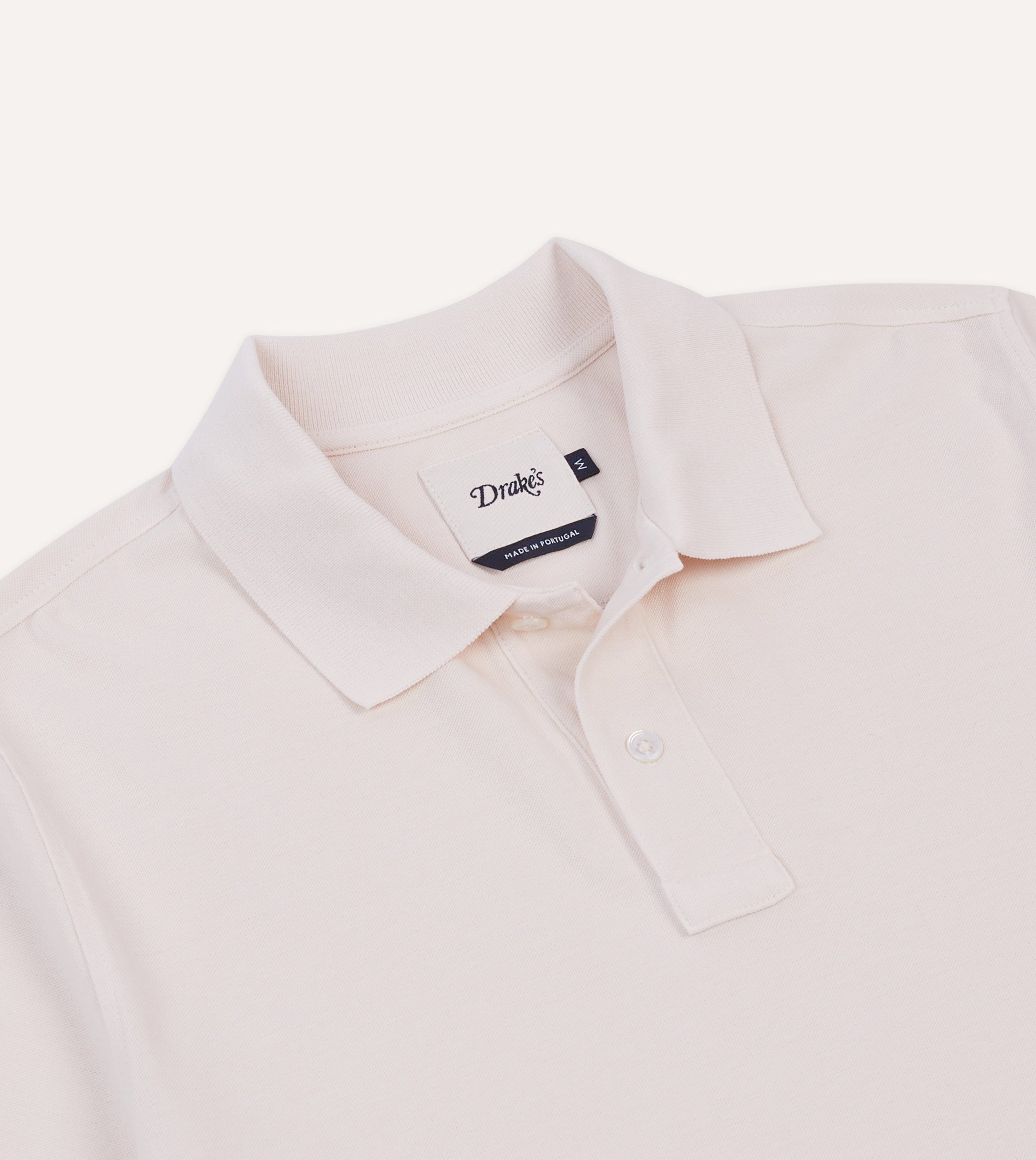 Pink Piqué Cotton Polo Shirt - Image 3