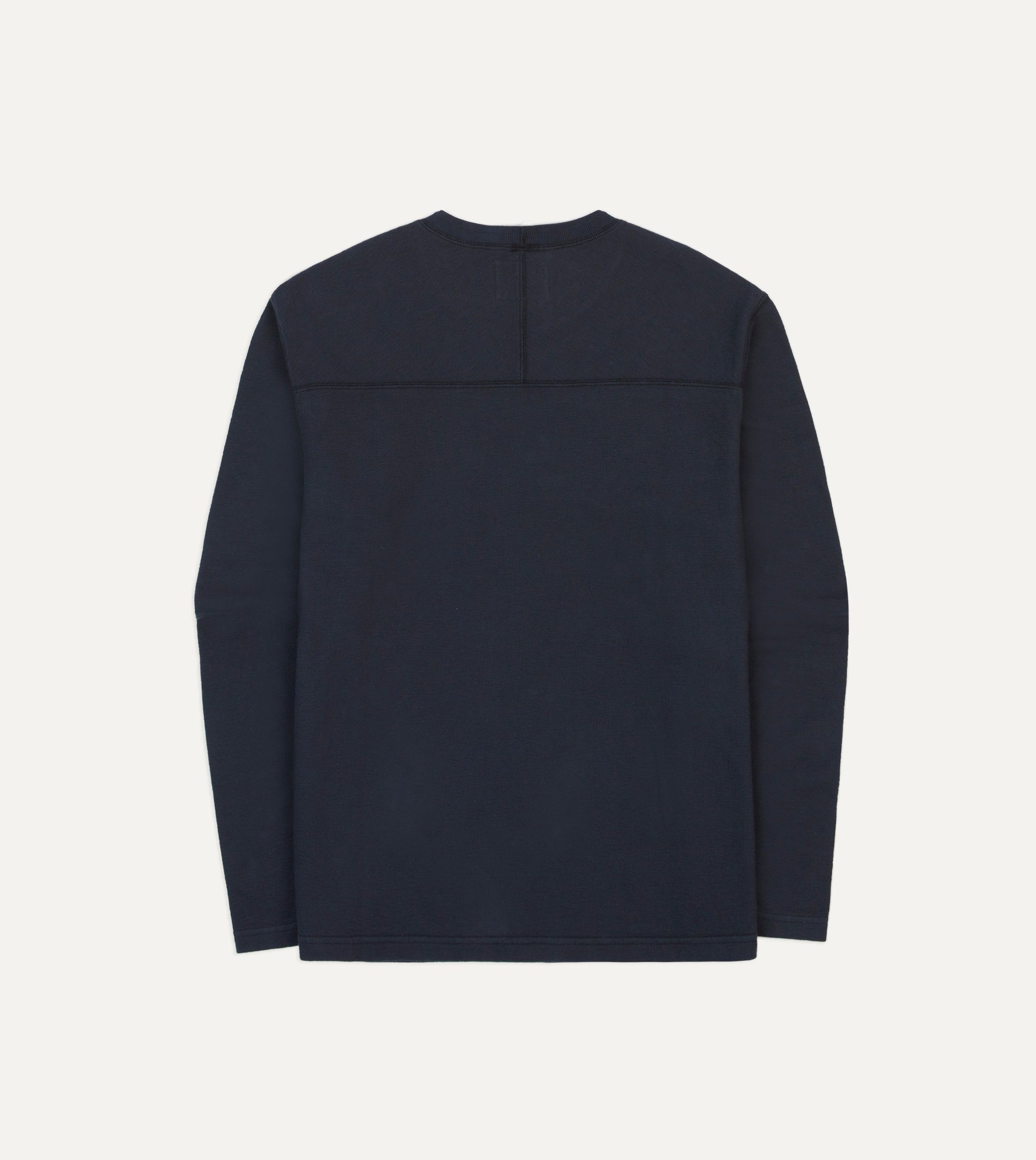 Navy Panelled Cotton Training T-Shirt - Image 5