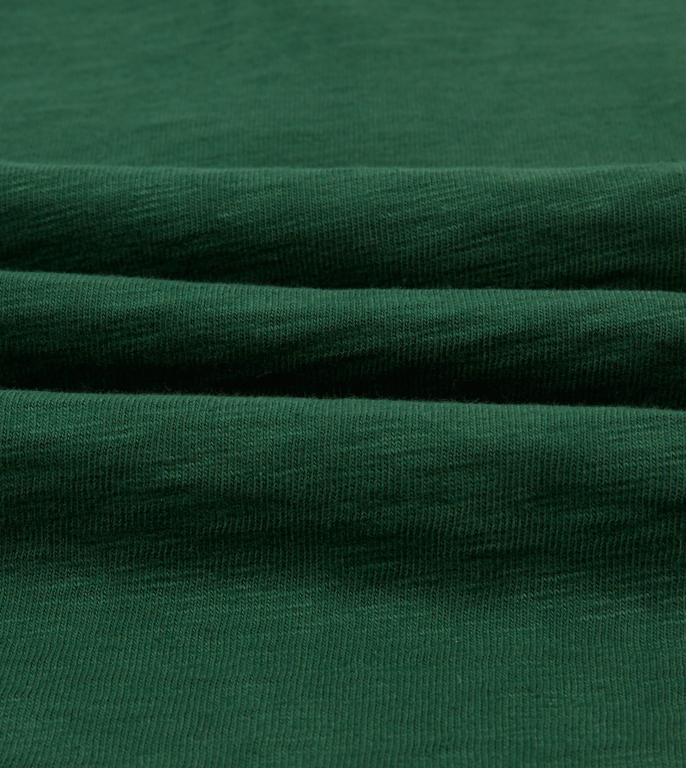 Green and Ecru Chevron Flam?? Cotton Rugby Shirt - Image 2