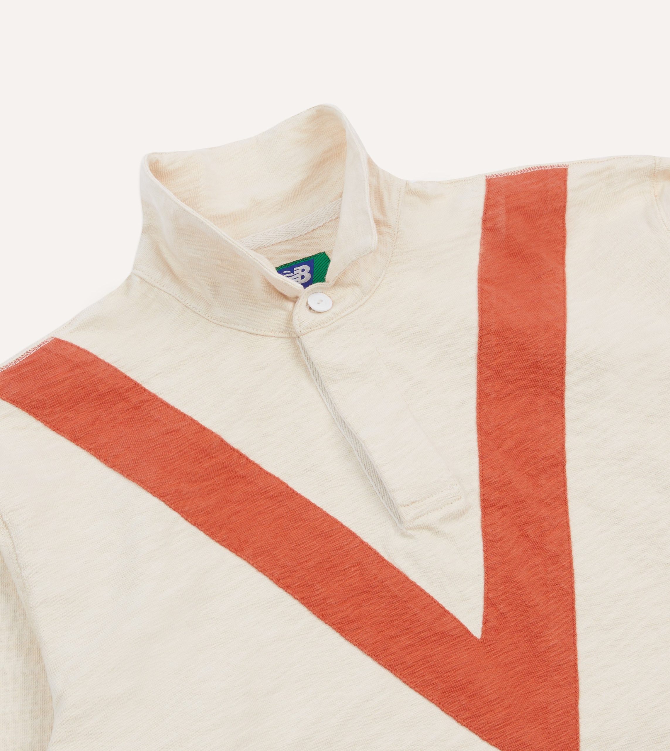 Drake's and New Balance '82 Flamé Rugby Shirt - Image 5