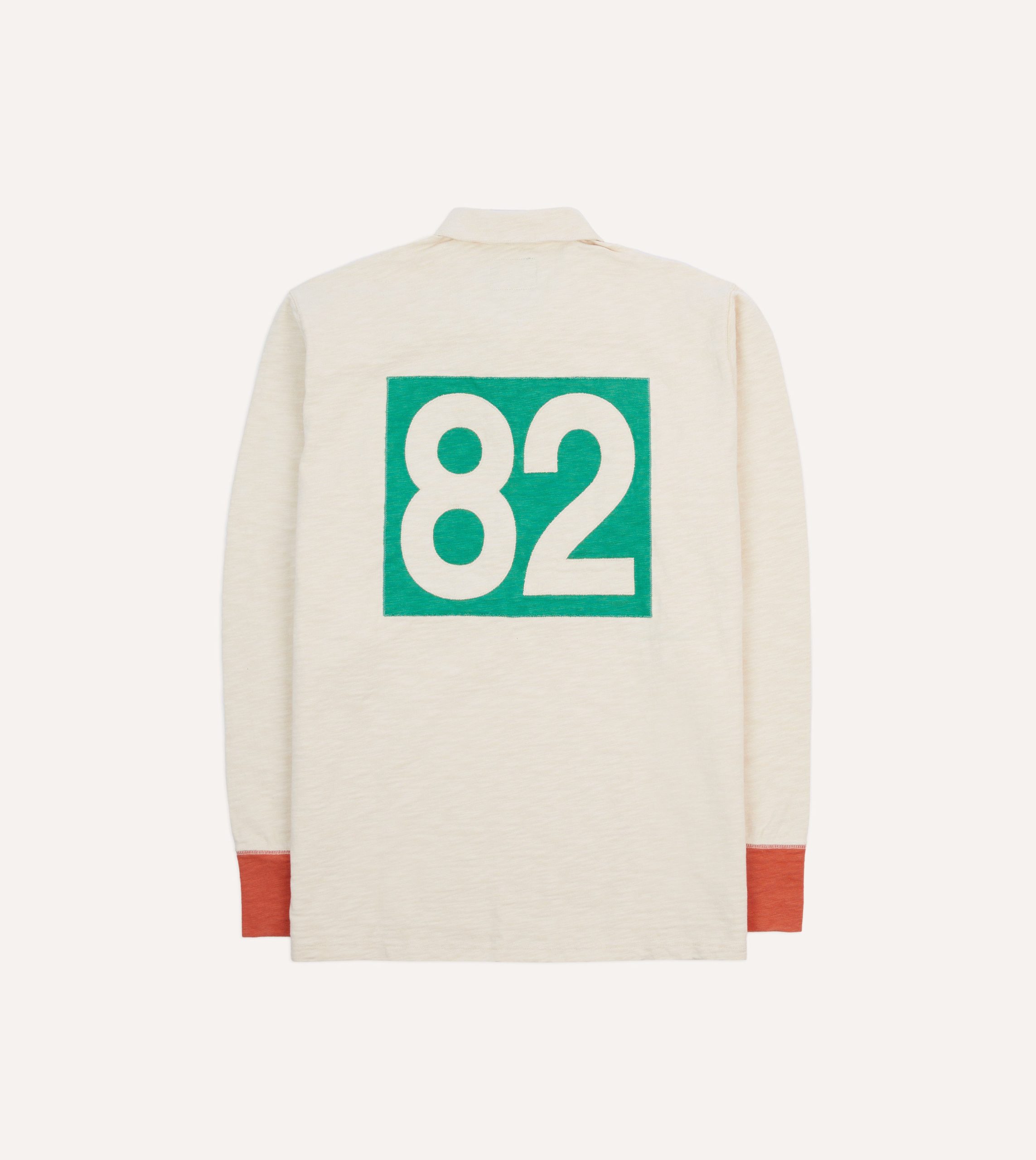 Drake's and New Balance '82 Flamé Rugby Shirt - Image 2