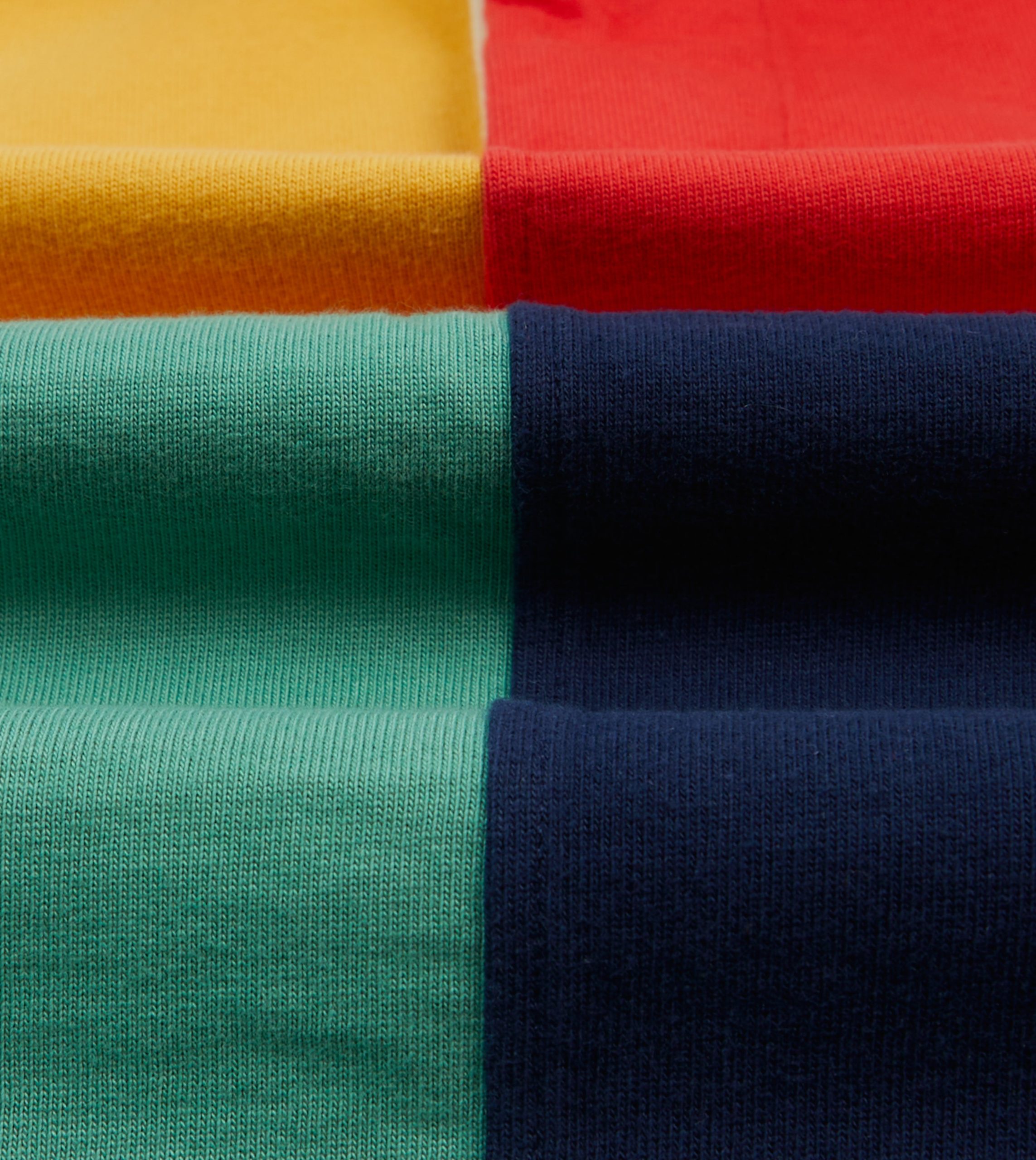 Multi Panelled Cotton Rugby Shirt - Image 2