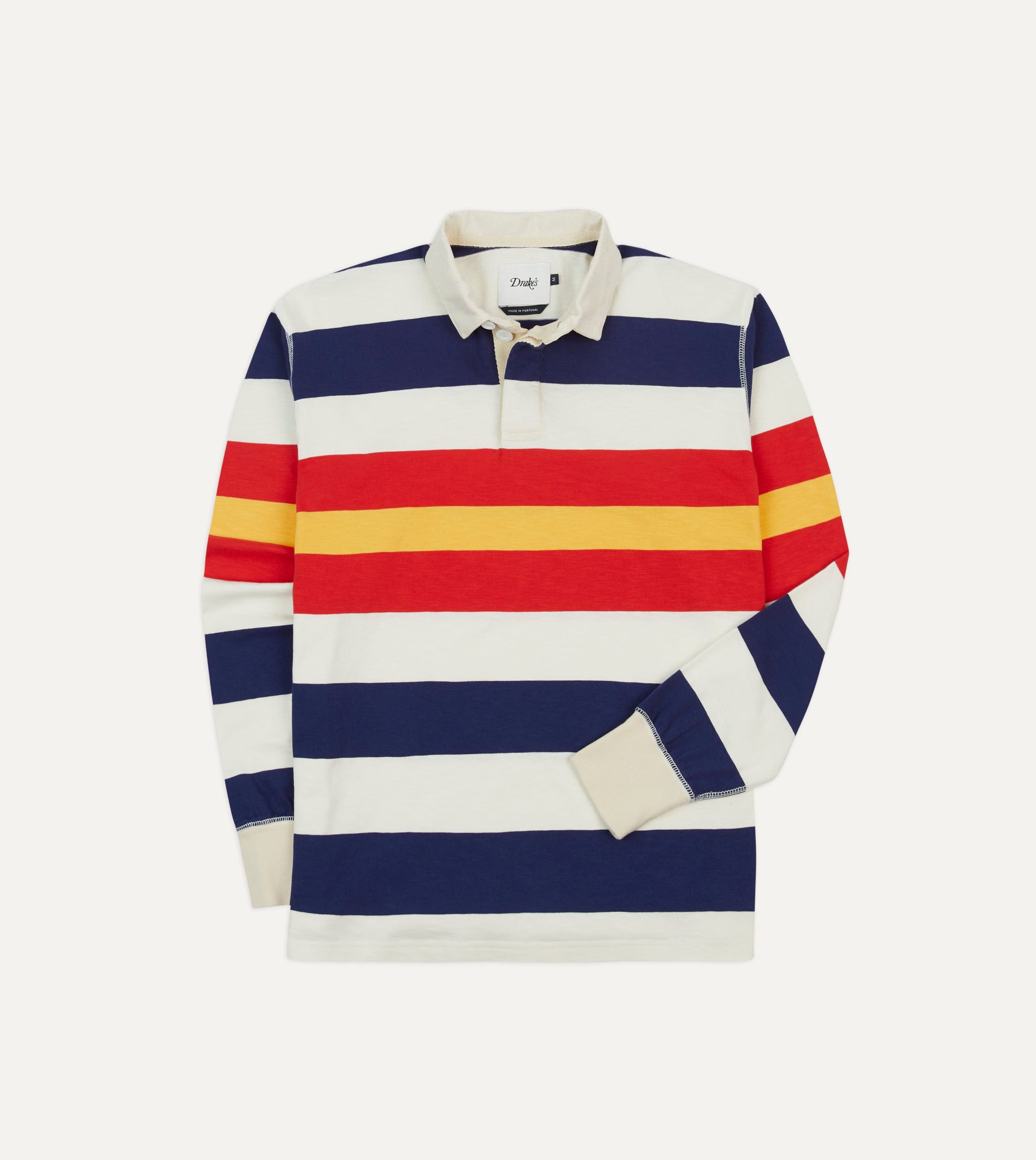Multi Stripe Flam?? Cotton Rugby Shirt