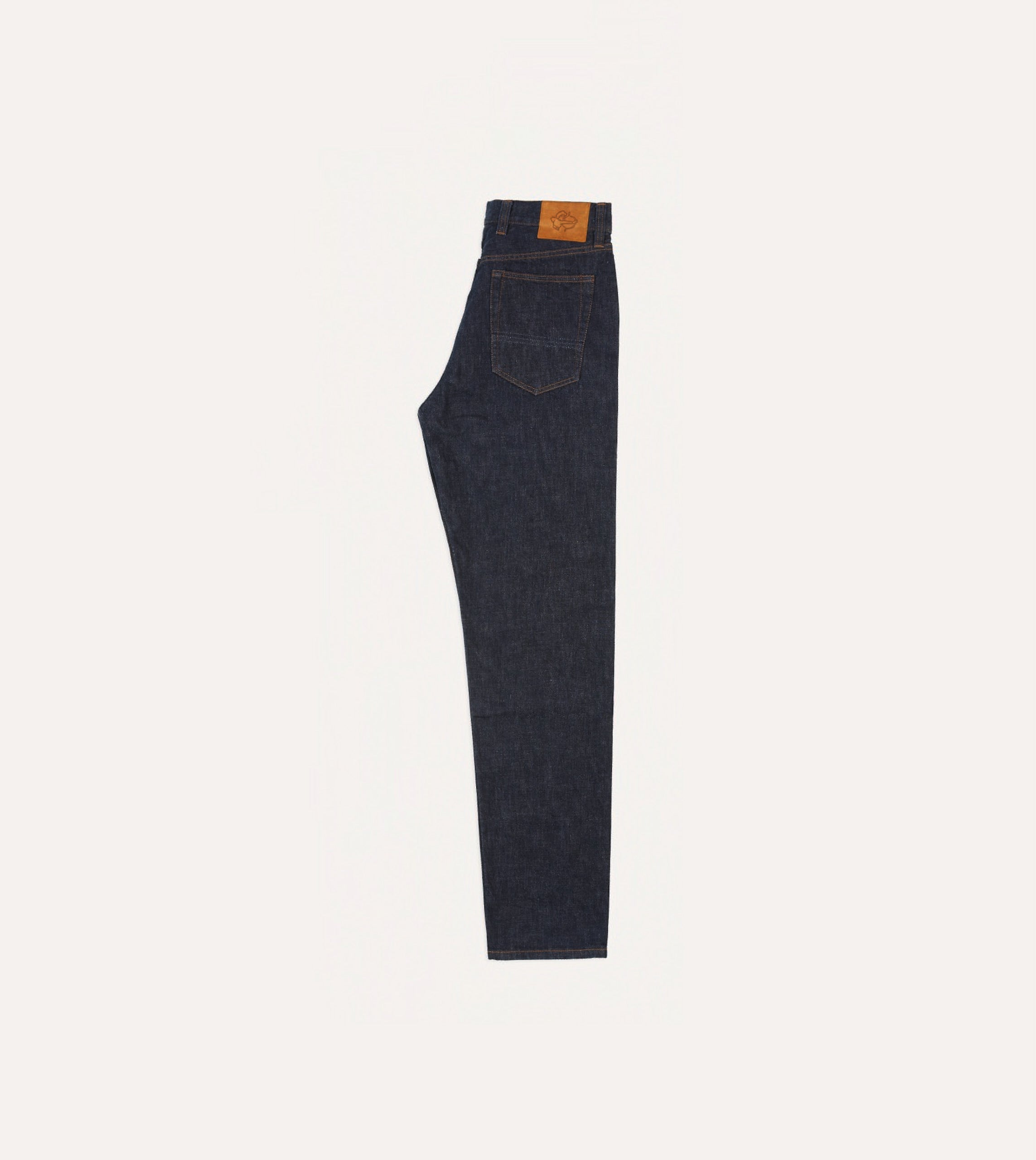 Indigo Rinse 14.2oz Japanese Selvedge Denim Five-Pocket Jeans - Image 6