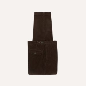 Brown Cotton Corduroy Field Games Trousers